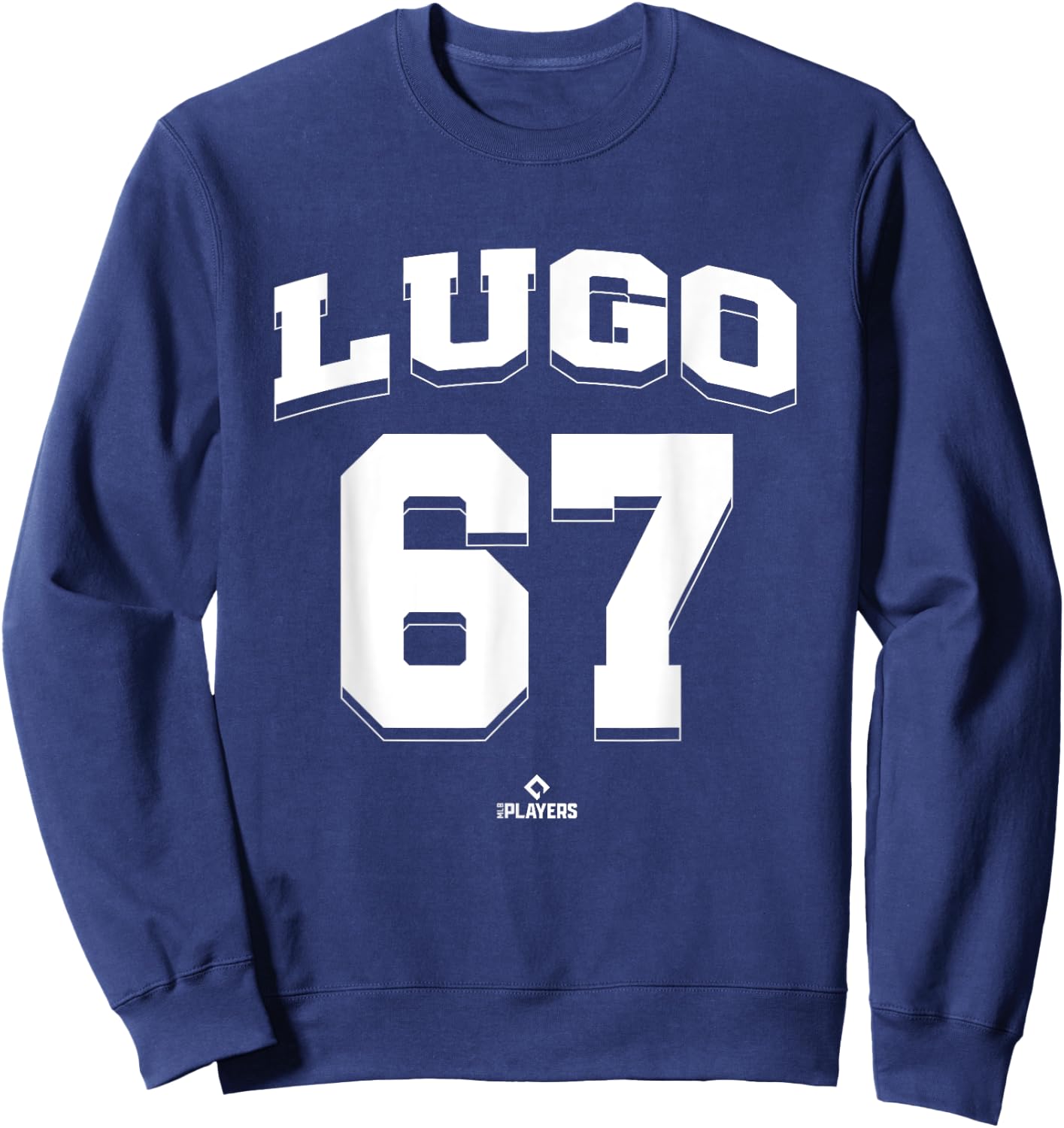 Seth Lugo 67 San Diego MLBPA Sweatshirt - Sweatshirt | Navy