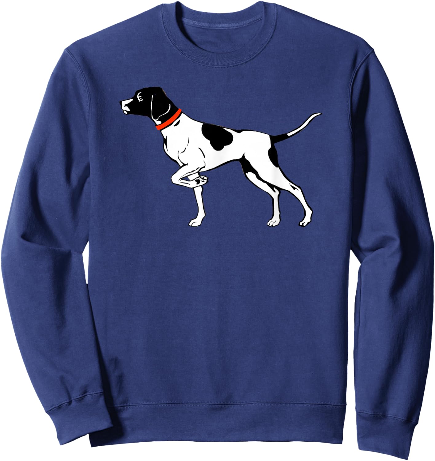 Pointer Dog Shirt English Pointer Pointing Bird Dog Women Girls Kids Sweatshirt - Sweatshirt | Navy