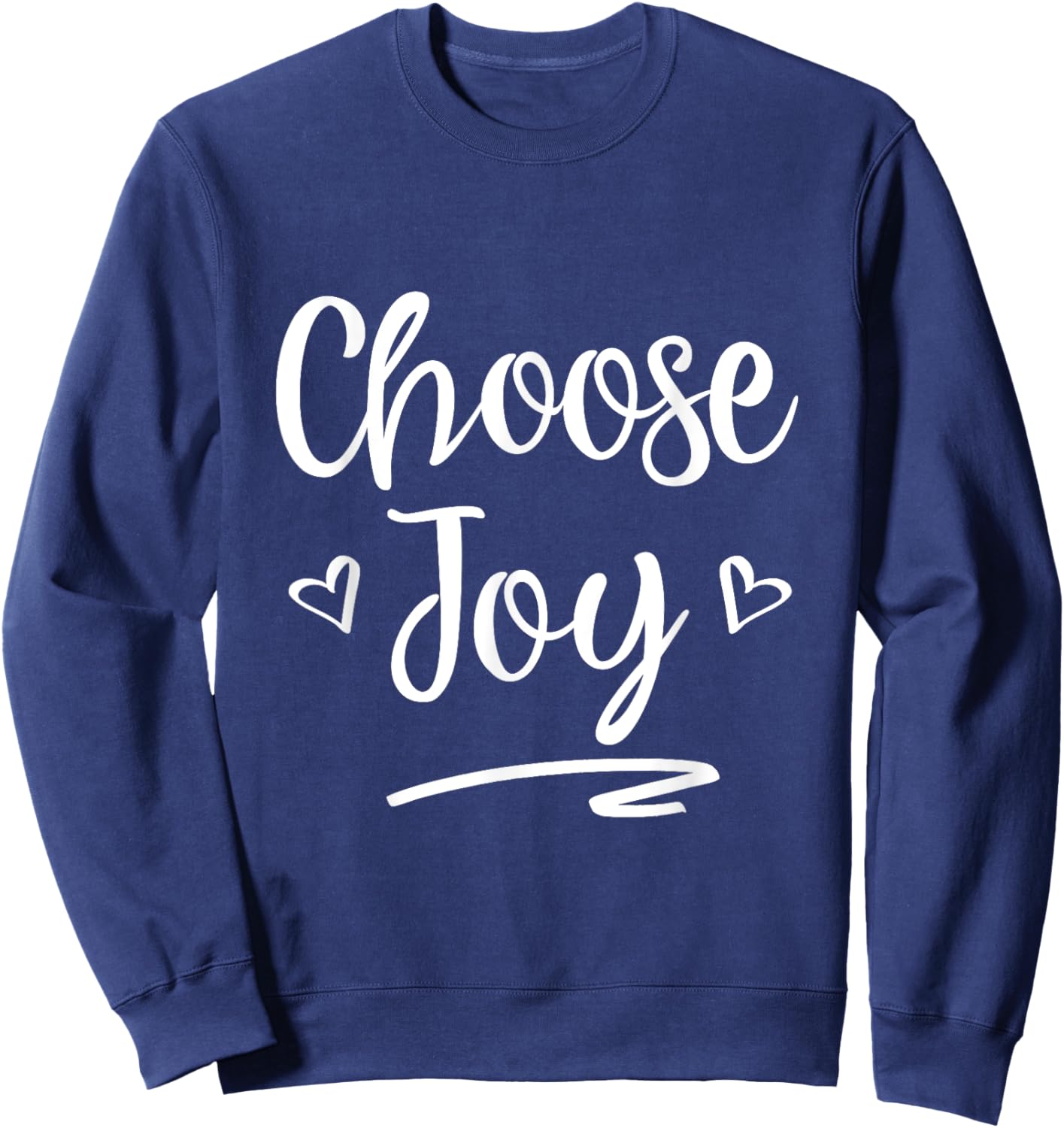 Choose Joy Christian Women Inspirational Faith Sweatshirt - Sweatshirt | Navy