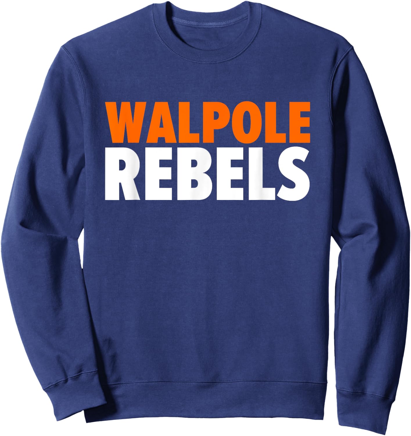 Walpole Rebels Bold Sweatshirt - Sweatshirt | Navy