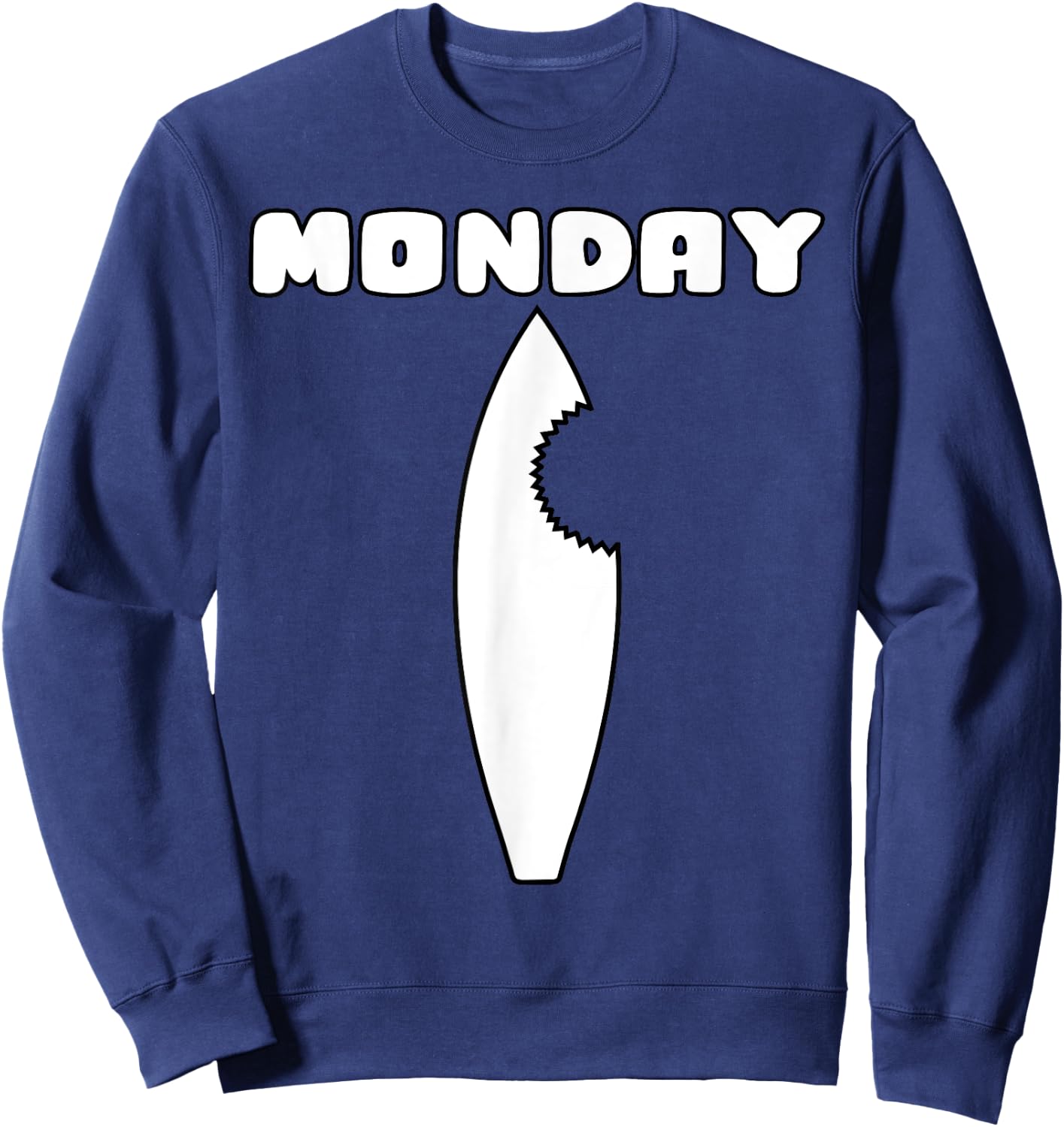 Days of the Week , Costume, Shark Sweatshirt - Sweatshirt | Navy