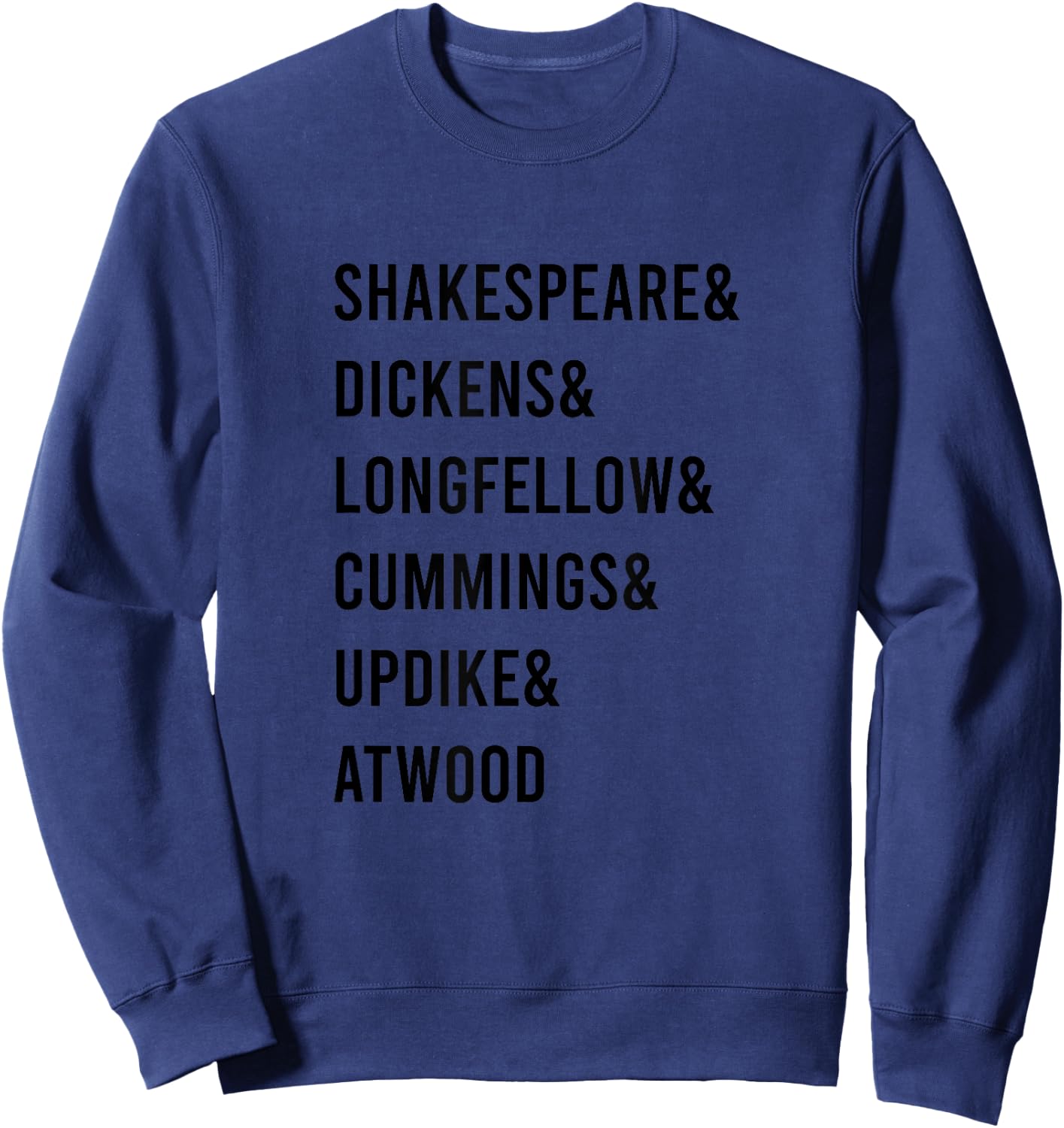 Authors Questionable Names | Writers | Shakespeare | Atwood Sweatshirt - Sweatshirt | Navy