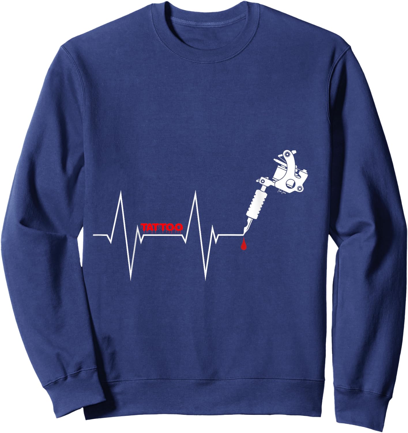 Tattoo Tattoo Gift , Black, S Sweatshirt - Sweatshirt | Navy