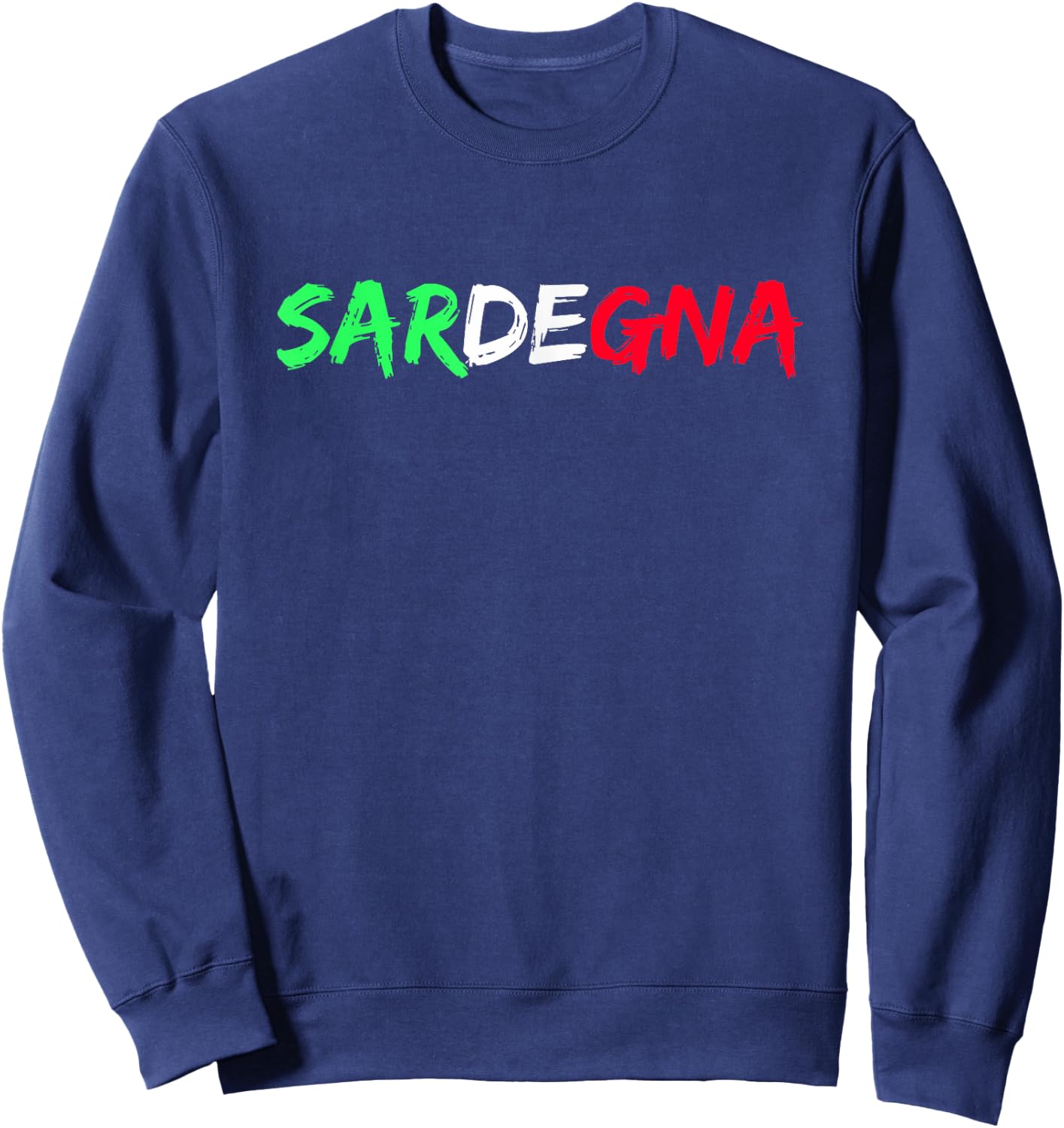 Flag Italy City Sardinia Sweatshirt - Sweatshirt | Navy