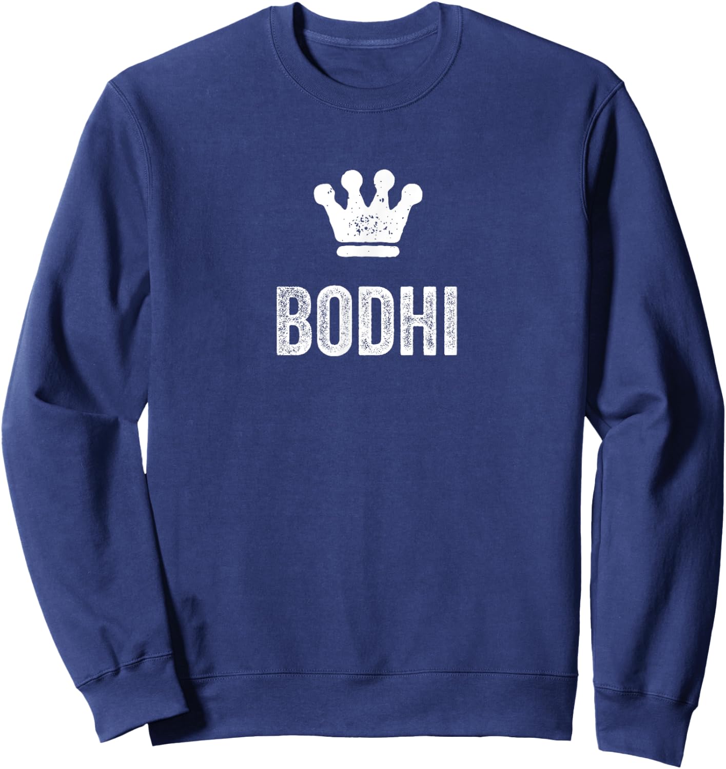 Bodhi the King / Crown & Name Design Called Bodhi Sweatshirt - Sweatshirt | Navy