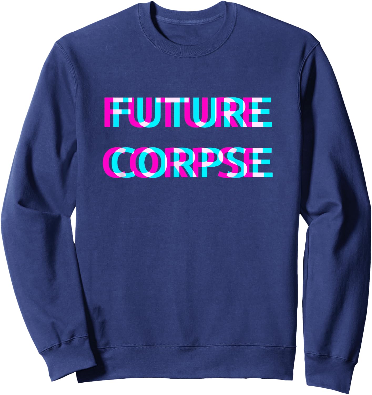 Future Corpse Coffin Goth Pastel Emo Stuff Sweatshirt - Sweatshirt | Navy