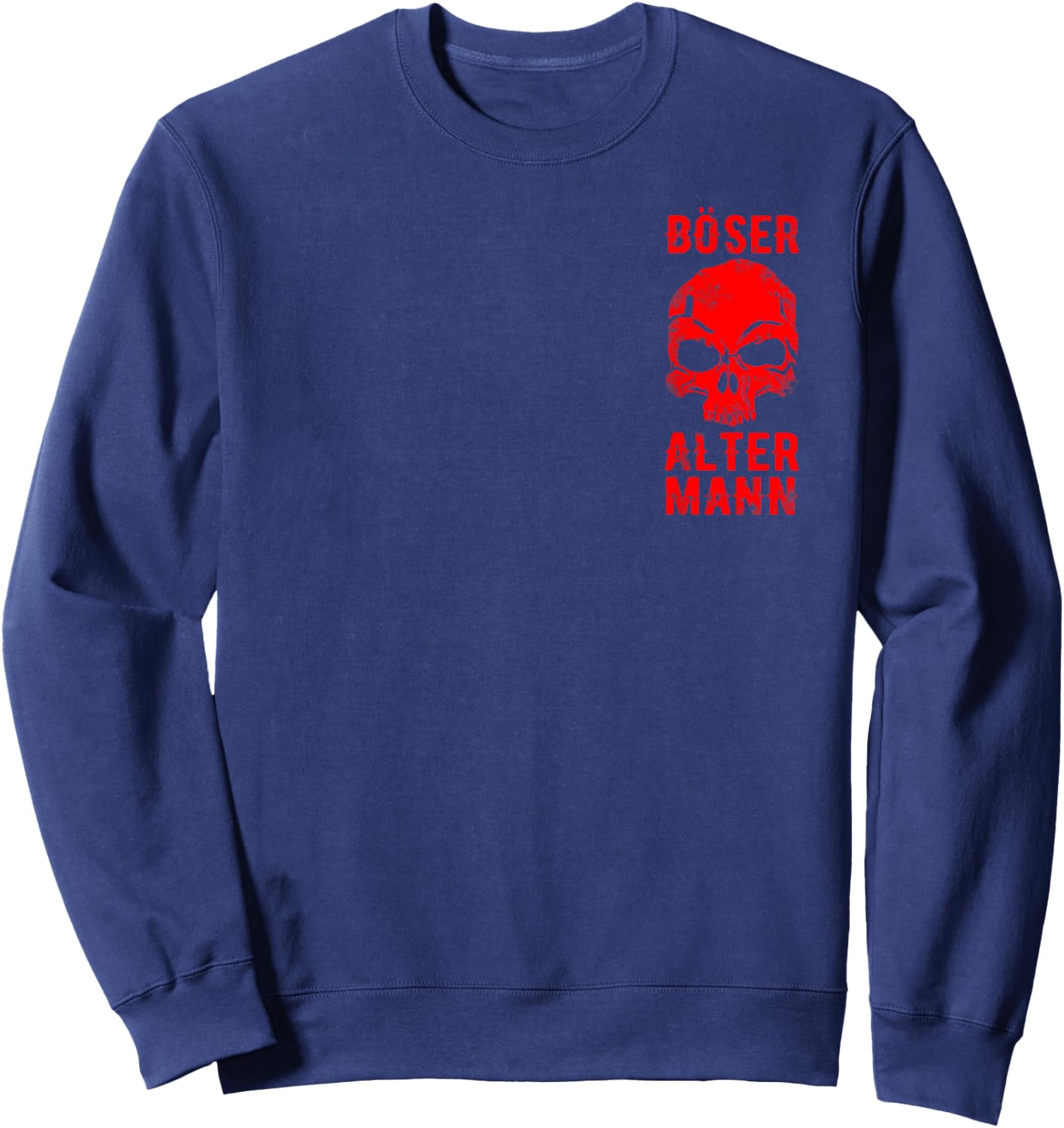 Bad Old Man , black Sweatshirt - Sweatshirt | Navy