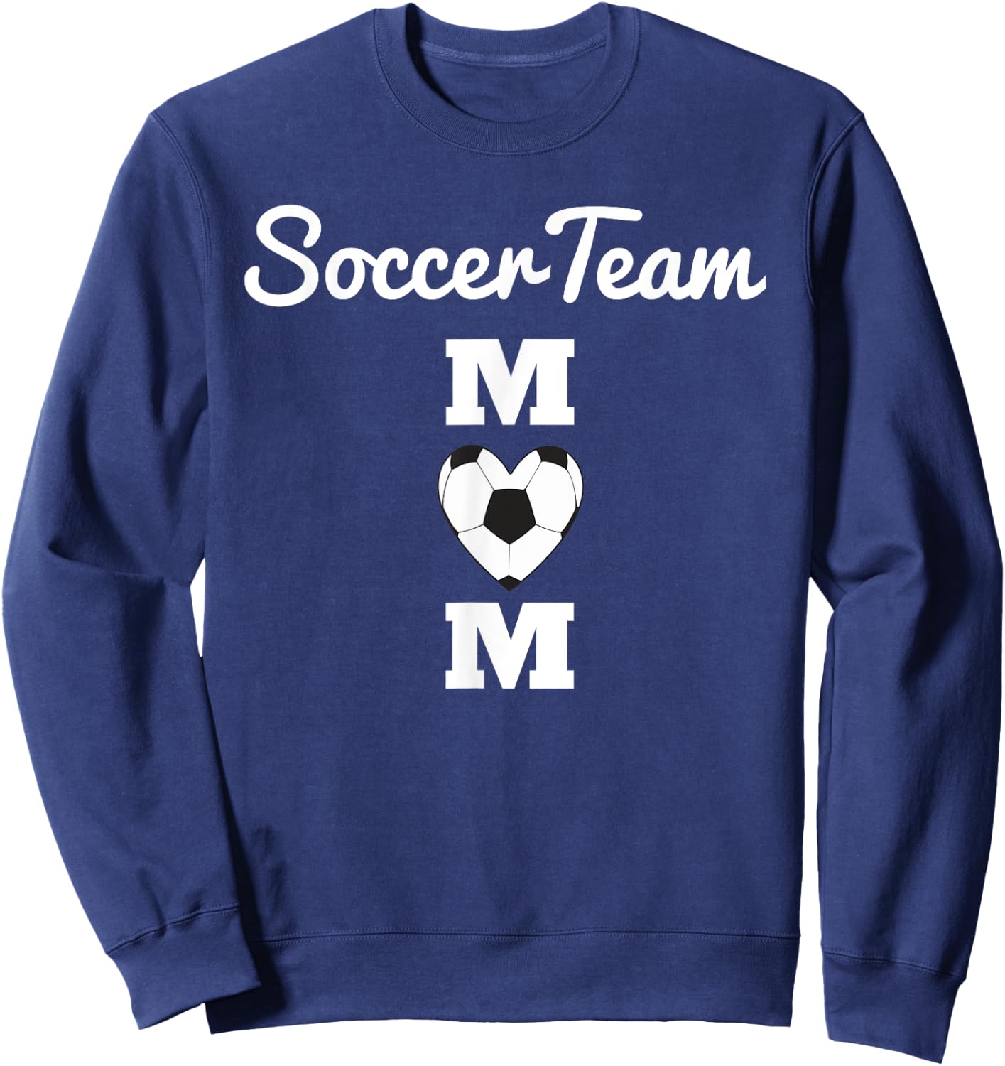 Awesome Soccer Team Mom Shirt, Gift Shirt Sweatshirt - Sweatshirt | Navy