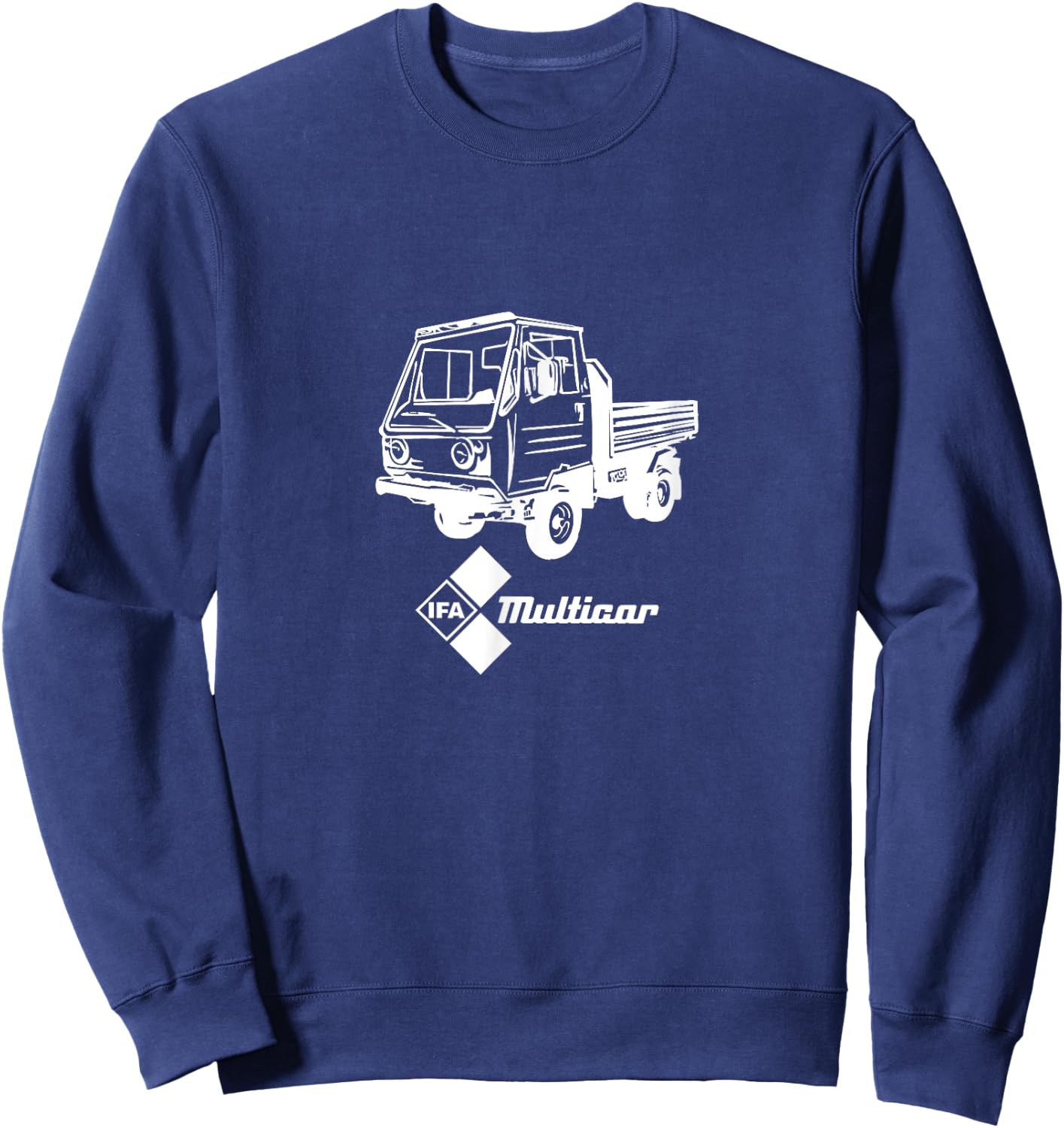 Multicar IFA DDR East German Commercial Vehicle M22 M25 M26 Dumper , black Sweatshirt - Sweatshirt | Navy