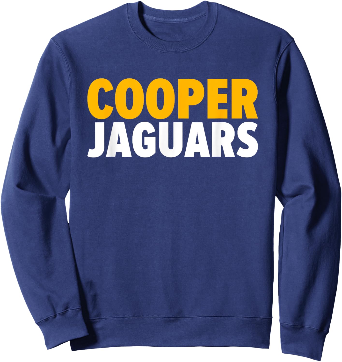 Cooper Jaguars Bold Sweatshirt - Sweatshirt | Navy