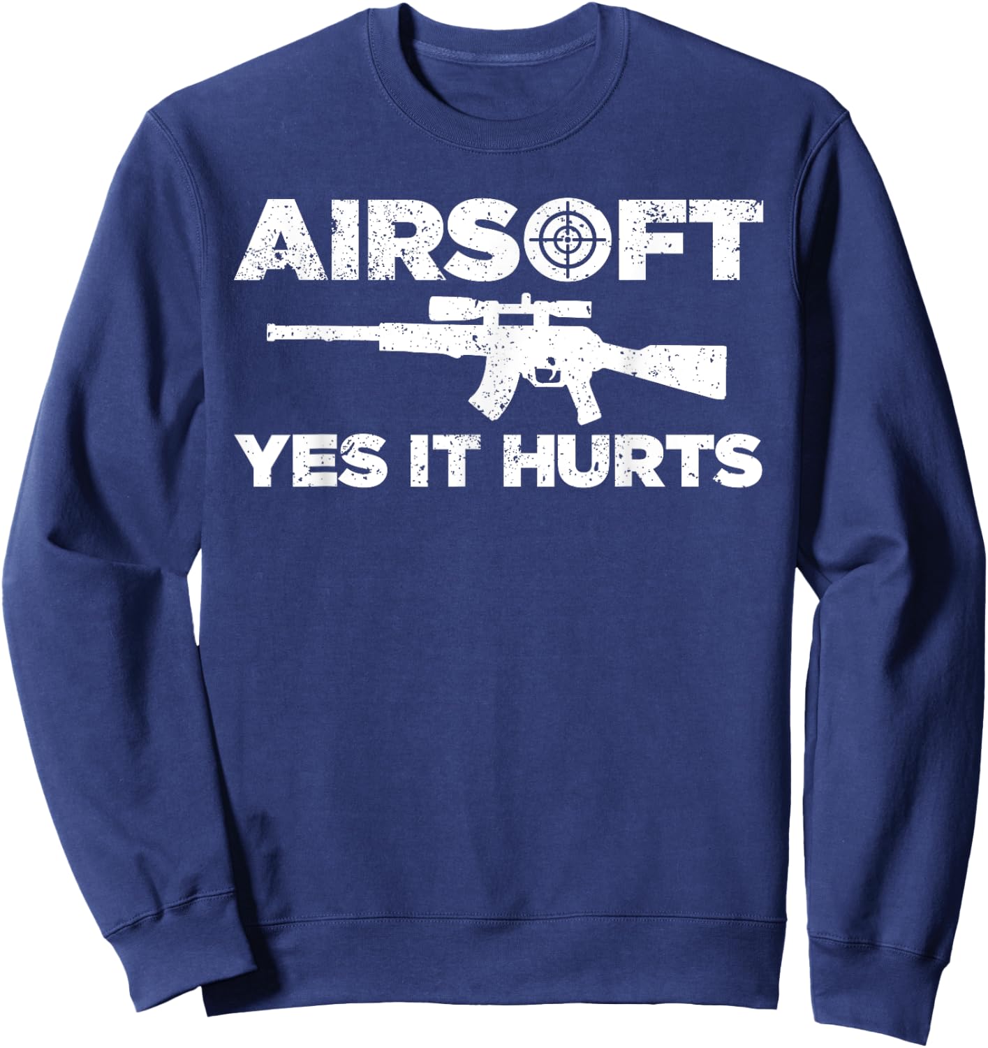 Funny Airsoft Art Women Paintball Combat Sport Sweatshirt - Sweatshirt | Navy