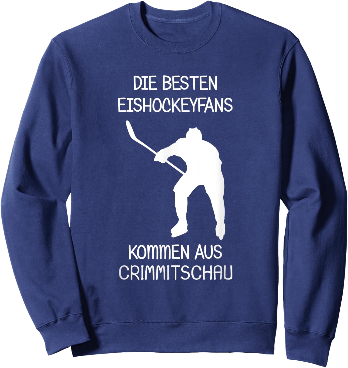 Eishockey Fans Crimmitschau Sweatshirt - Sweatshirt | Navy