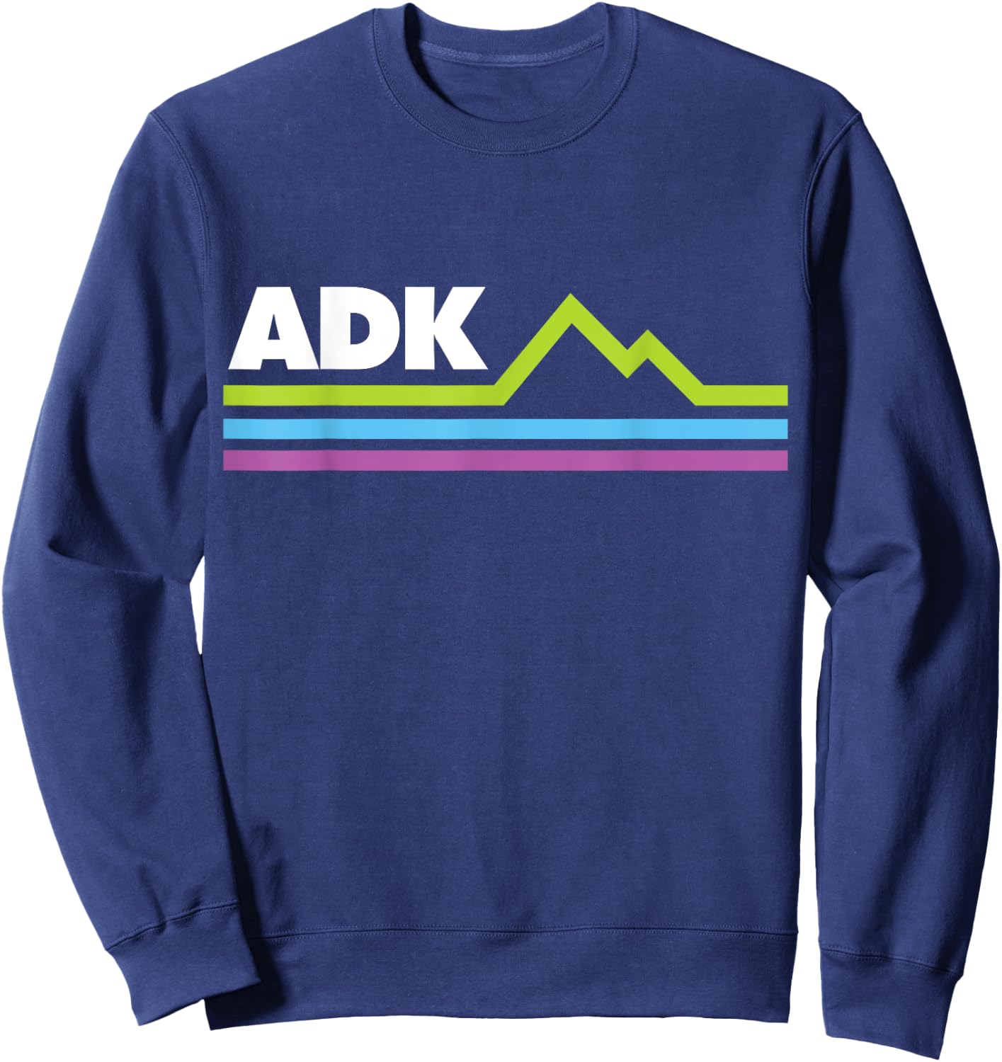 ADK Adirondacks Mountains Shirt Sweatshirt - Sweatshirt | Navy