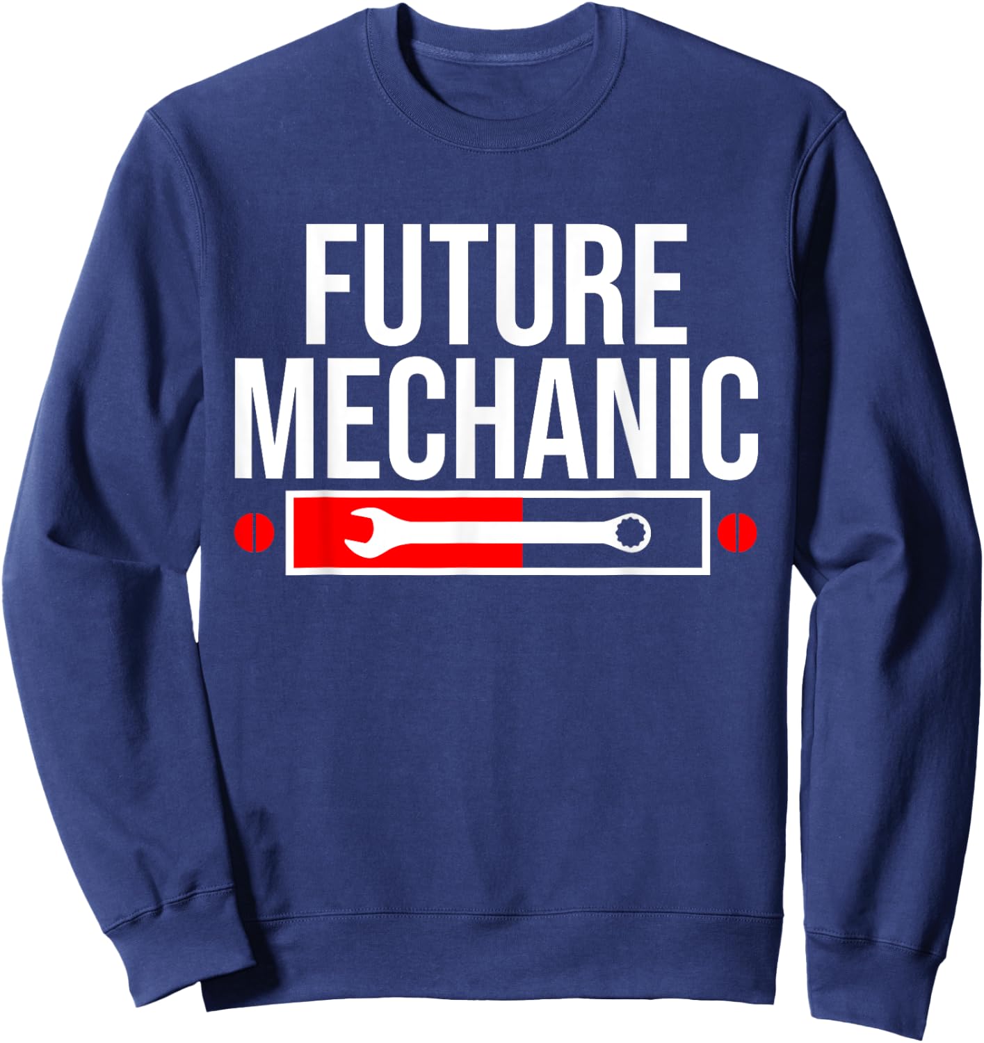 Future Mechanic In Progress Funny Auto Mechanic Humor Gift Sweatshirt - Sweatshirt | Navy