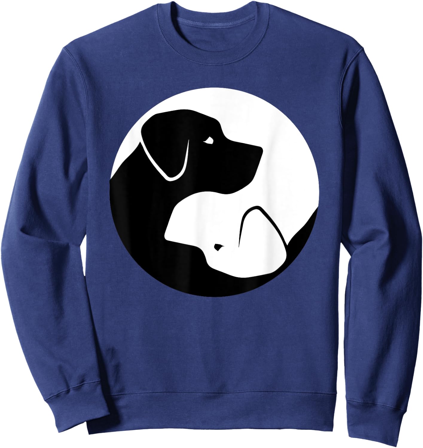 Labrador Retriever Yin Yang Sweatshirt - Sweatshirt | Navy
