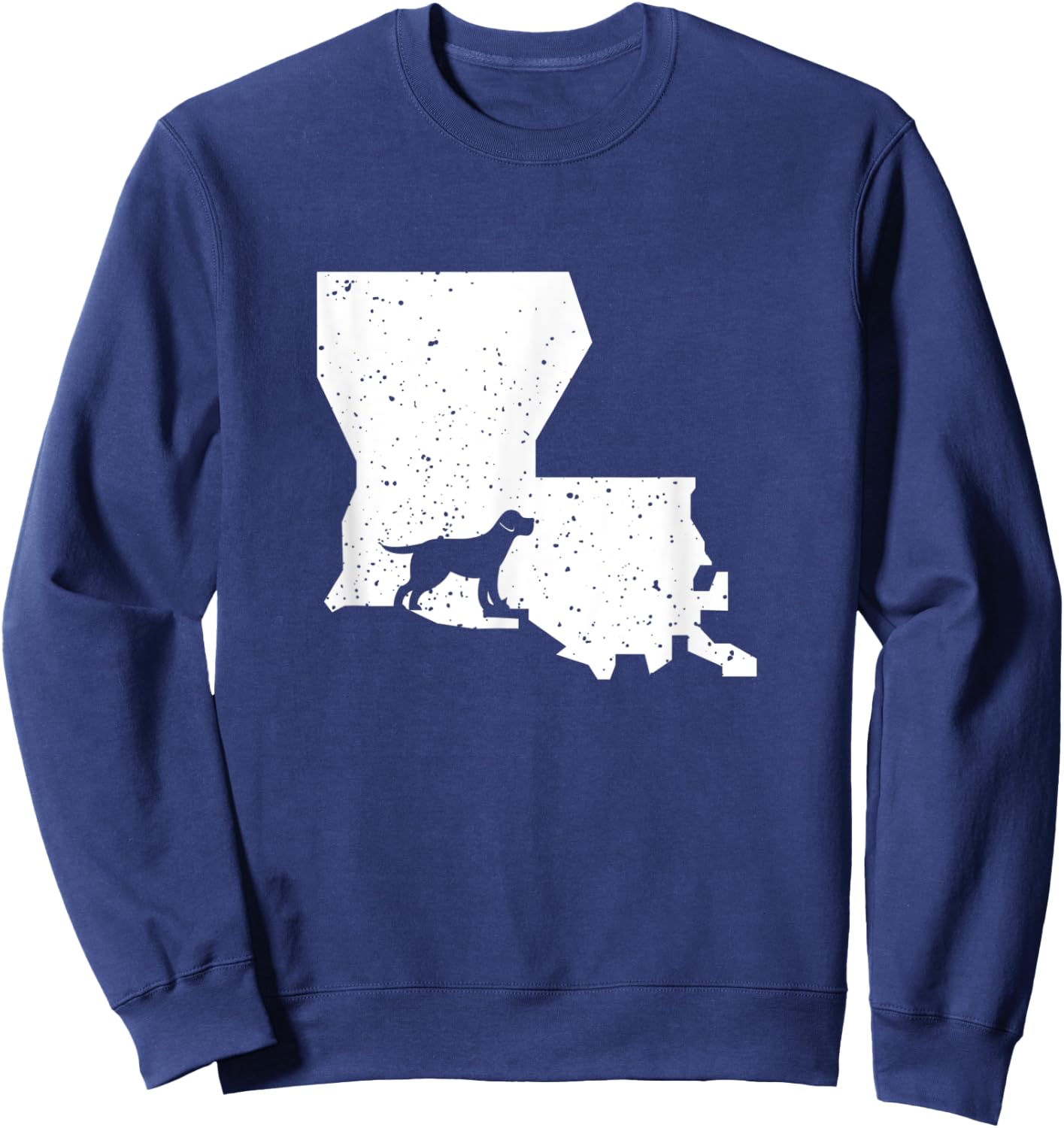 Labrador Louisiana Dog Lover Sweatshirt - Sweatshirt | Navy
