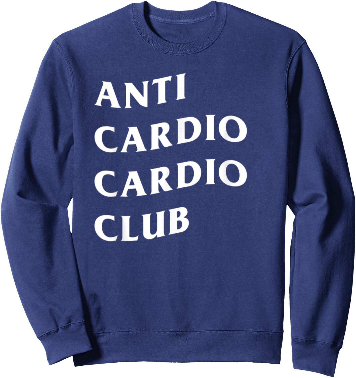 Anti Cardio Club Sweatshirt - Sweatshirt | Navy