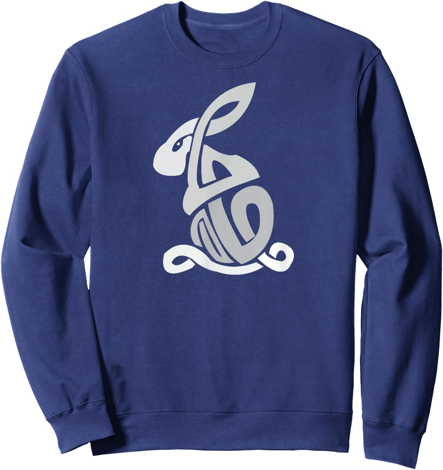 Celtic Symbols Celtic Rabbit Celtic Knots Irish Symbol Sweatshirt - Sweatshirt | Navy