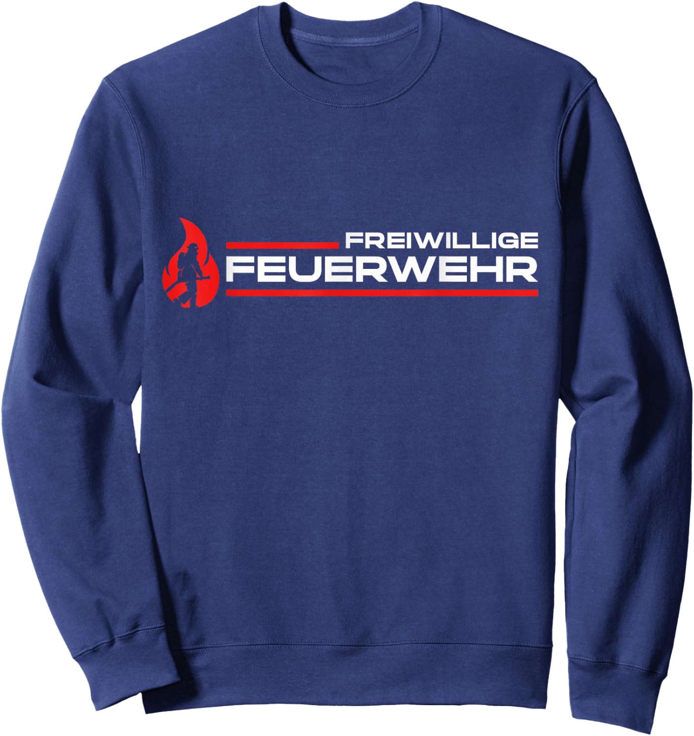 Freiwillige Feuerwehr Feuerwehrfrau Feuerwehrmann Geschenk Sweatshirt - Sweatshirt | Navy