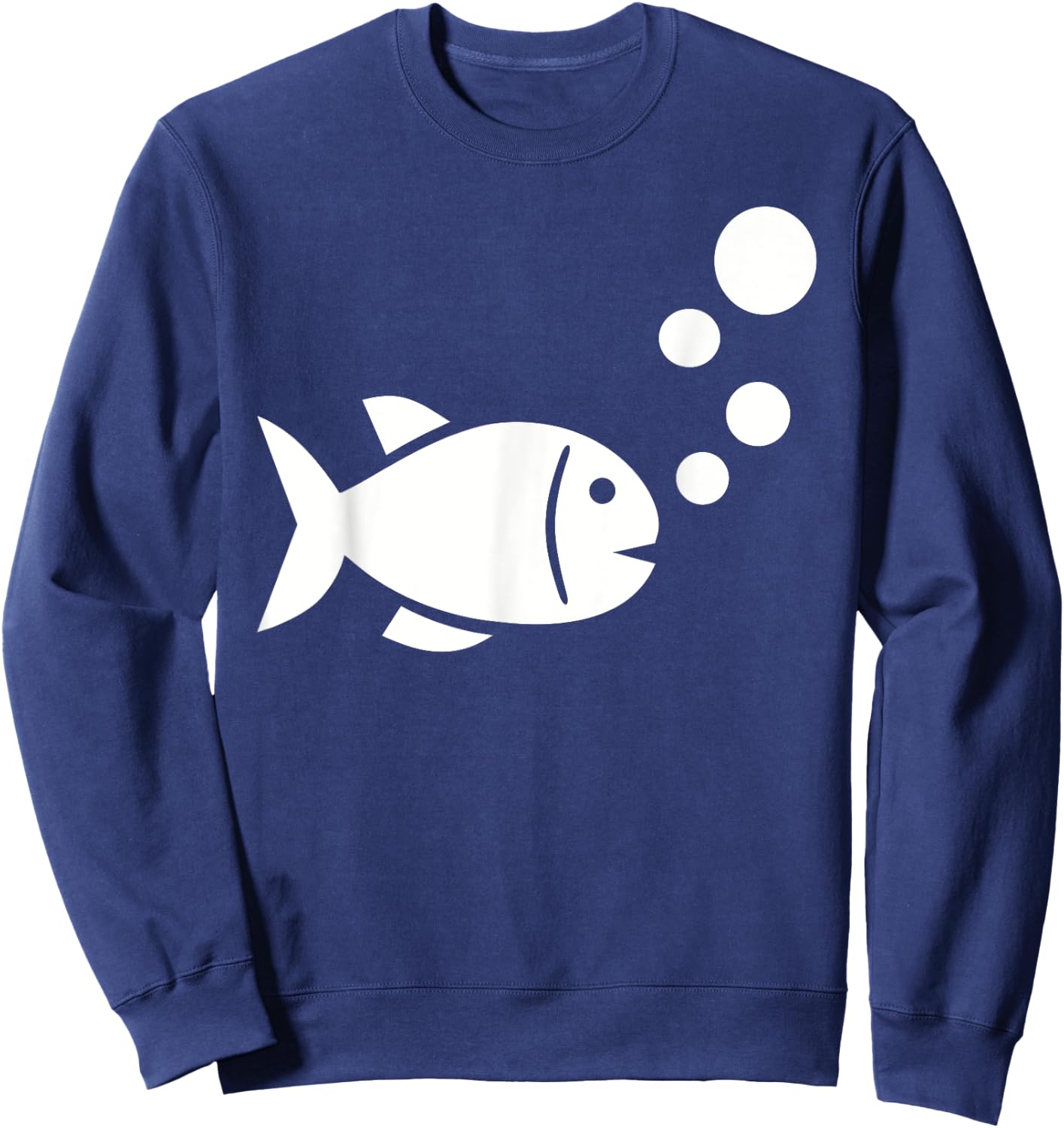 Fish bubbles Sweatshirt - Sweatshirt | Navy