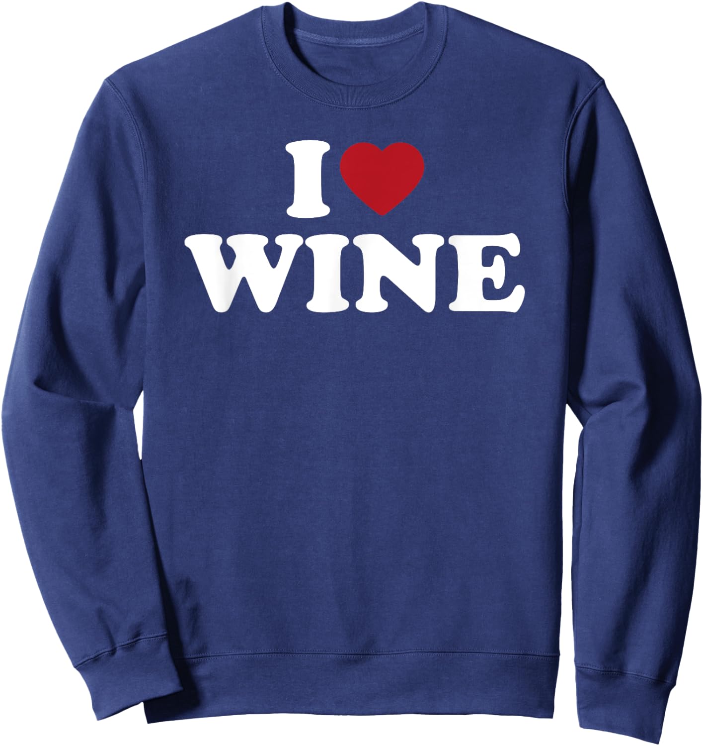 J'aime le vin, j'aime le vin Sweatshirt - Sweatshirt | Navy