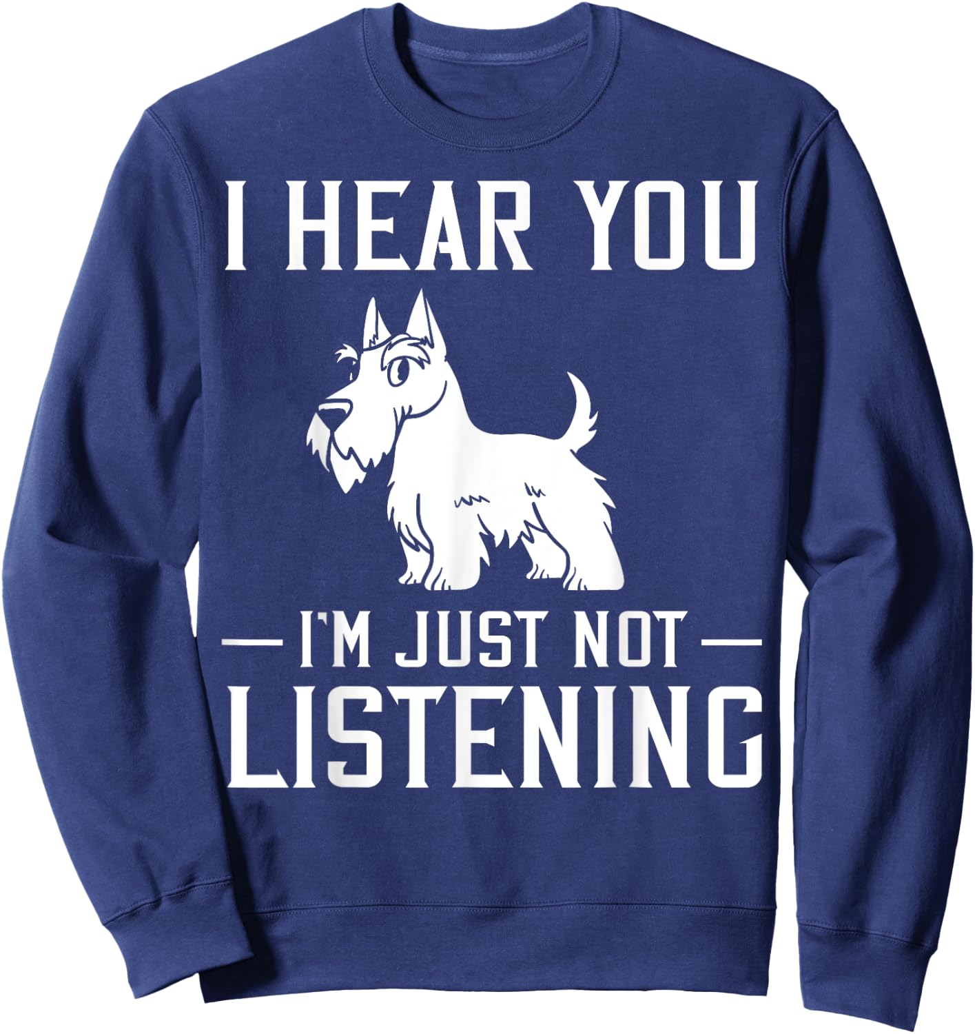 Scottish Terrier Dog Puppies Owner Lover Women Girls Kids Sweatshirt - Sweatshirt | Navy