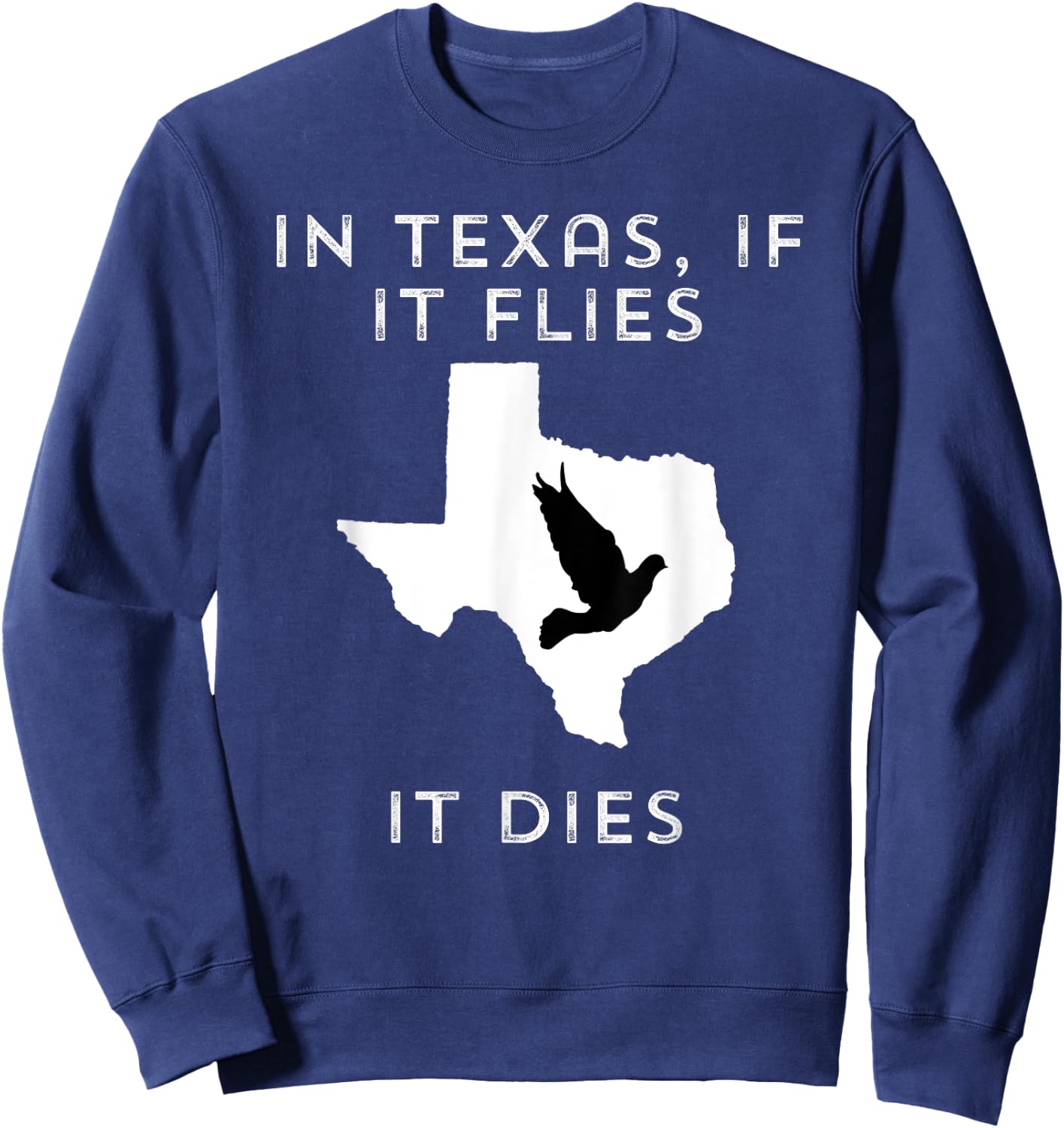 Dove hunting shirts Texas Sweatshirt - Sweatshirt | Navy