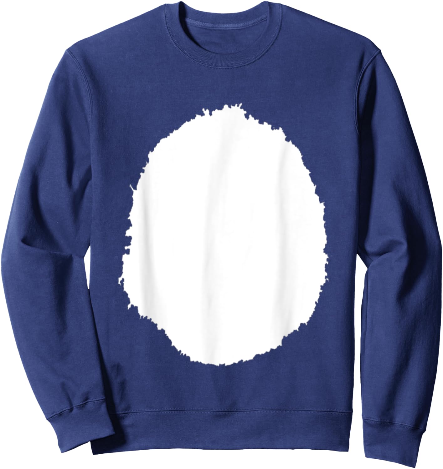 White Panda Belly | Cute Polar Bear Halloween Costume Sweatshirt - Sweatshirt | Navy