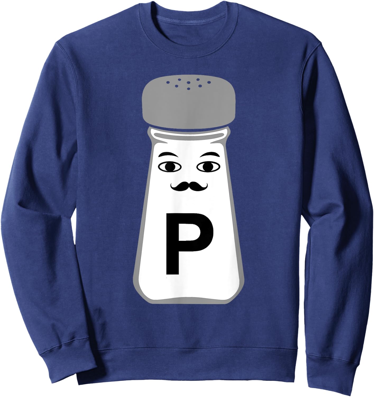 Salt and Pepper Halloween Costume , black Sweatshirt - Sweatshirt | Navy