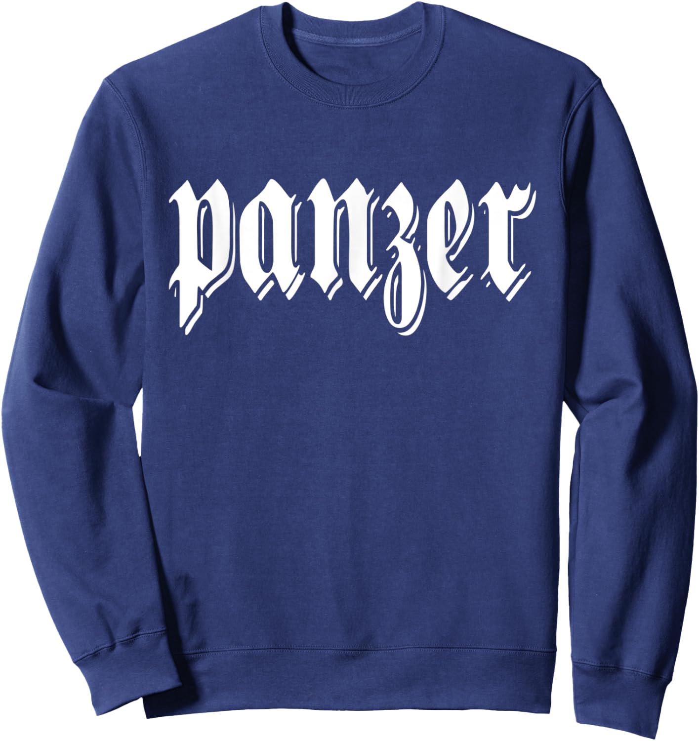 Panzer Deutschland German Word Germany Tank Military Sweatshirt - Sweatshirt | Navy