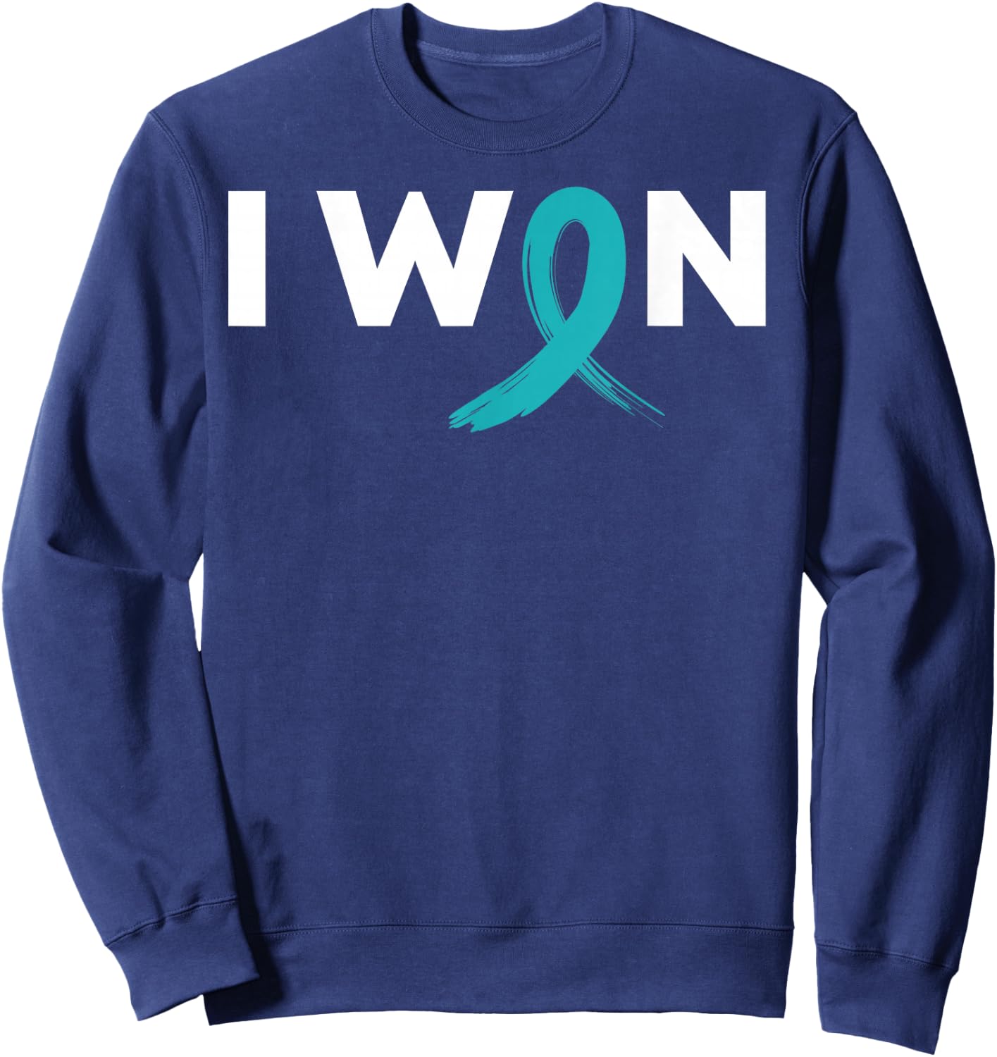 Ovarian Cancer Survivor Sweatshirt - Sweatshirt | Navy