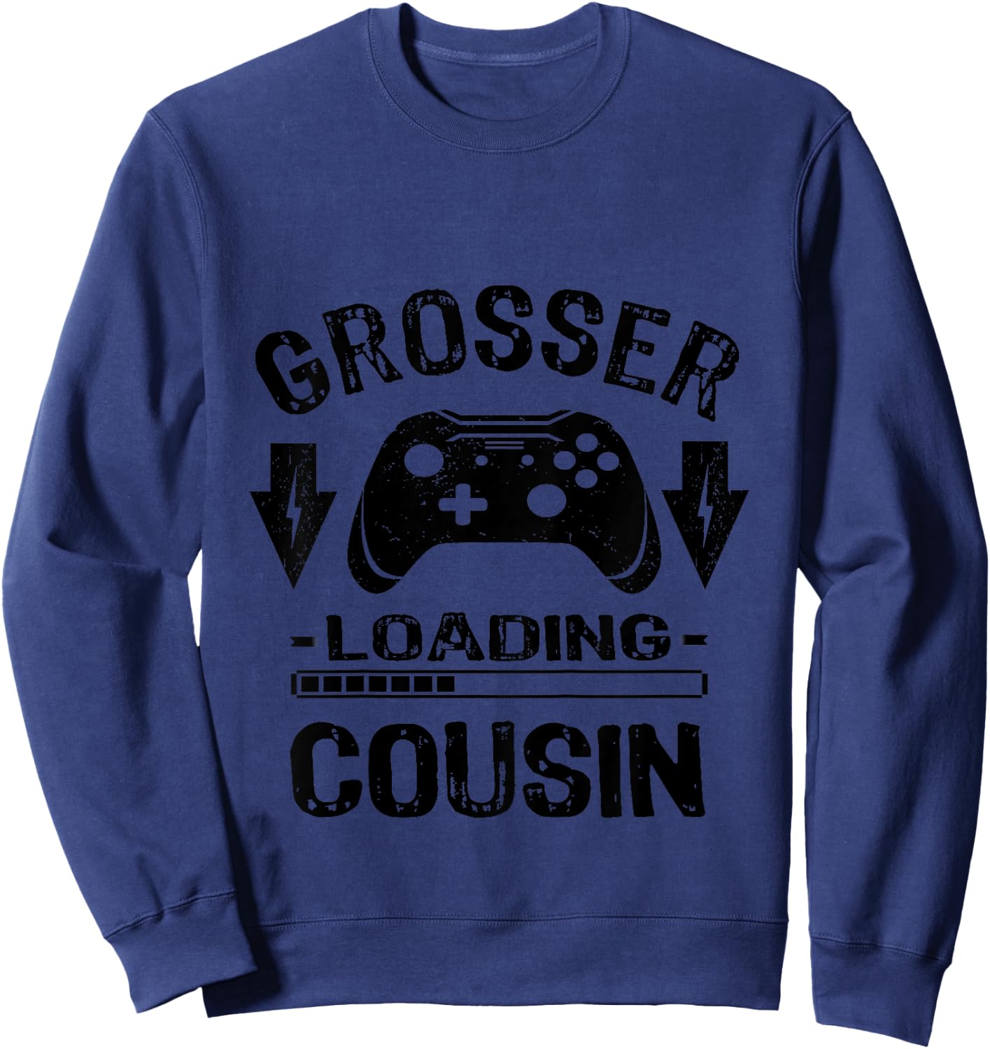 Kinder Ich Werde Großer Cousin Gamer bald Großer Cousin Sweatshirt - Sweatshirt | Navy