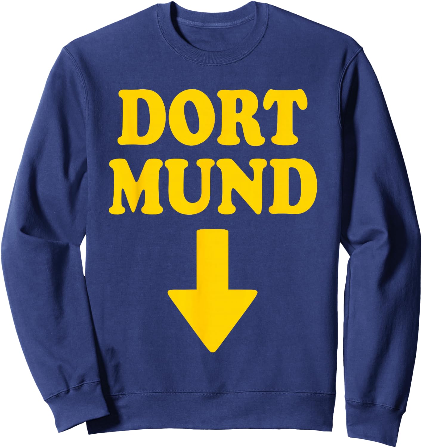 Dortmund dort Mouth Arrow Sweatshirt - Sweatshirt | Navy
