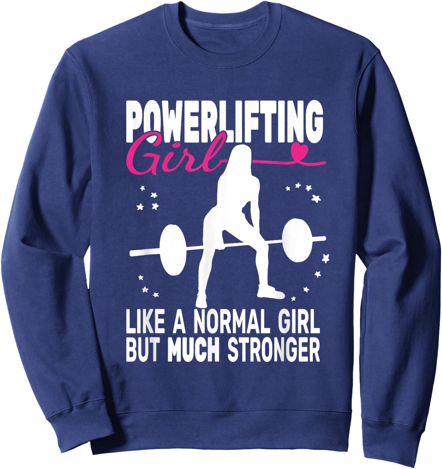 Fitness Gym Powerlifter Powerlifting Weightlifting Sweatshirt - Sweatshirt | Navy