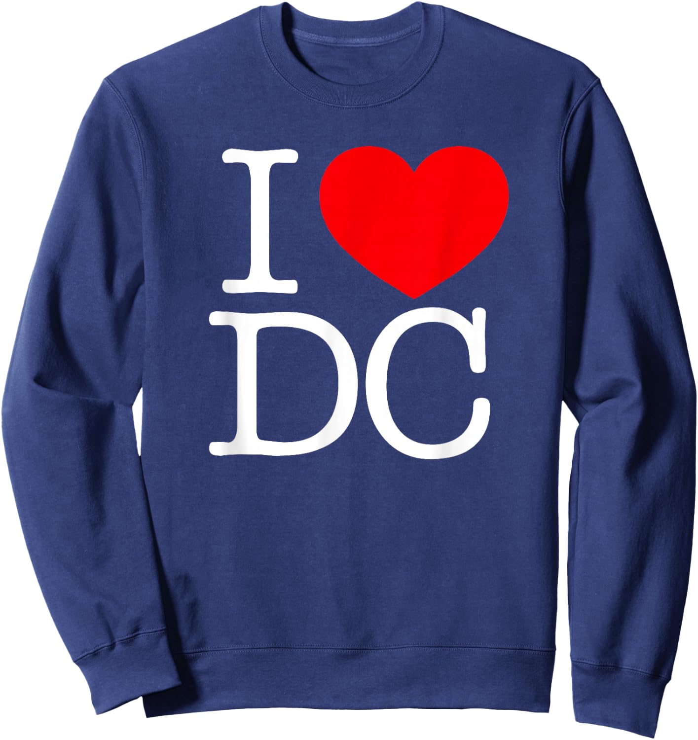 I Love (Heart) DC Sweatshirt - Sweatshirt | Navy
