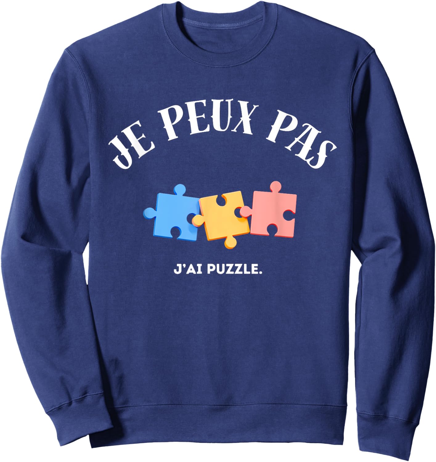 I Can't, I Puzzle Sweatshirt - Sweatshirt | Navy