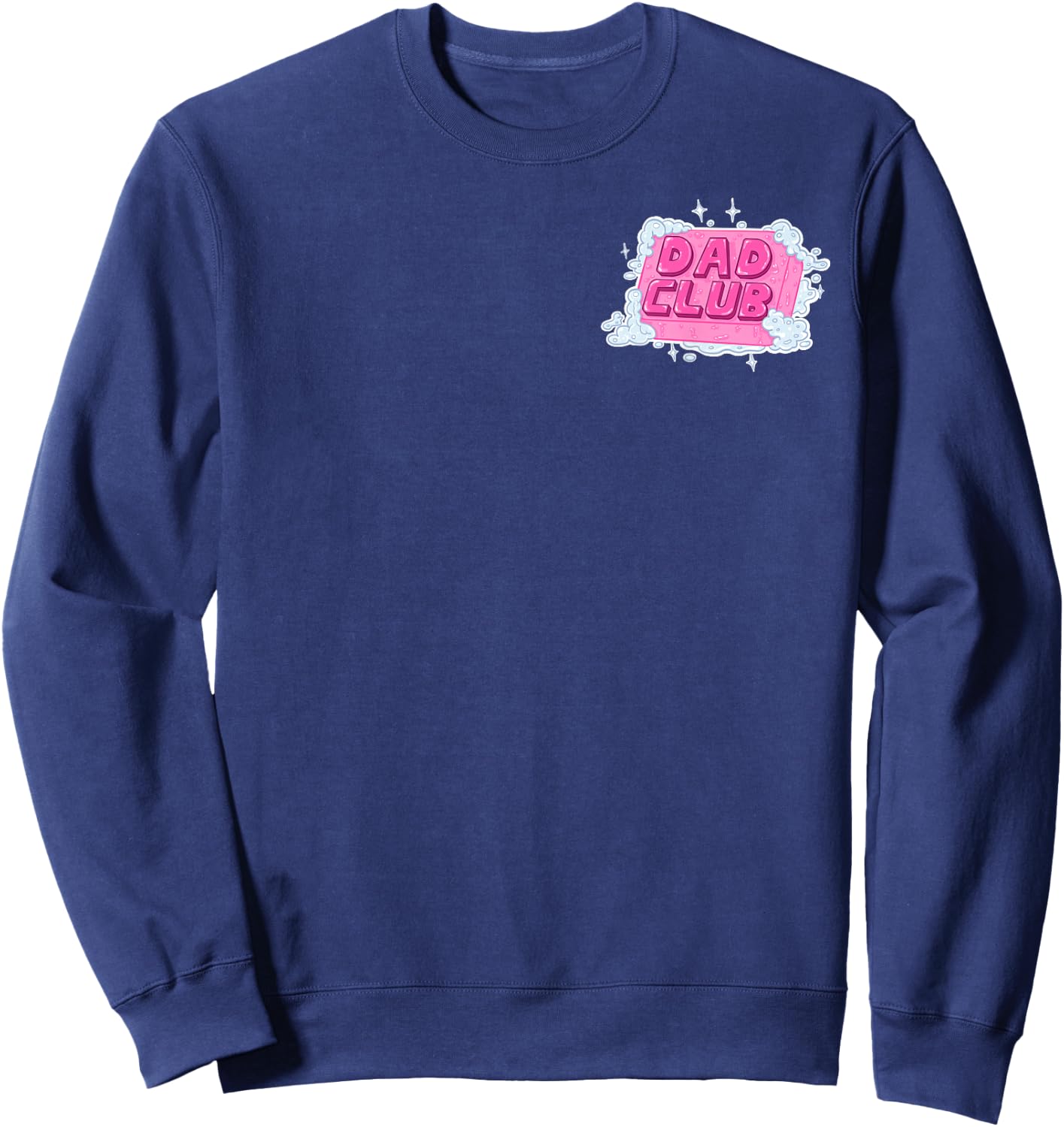 New Dad Est 2026 Cool Dad's Club Loading First Time Father Sweatshirt - Sweatshirt | Navy