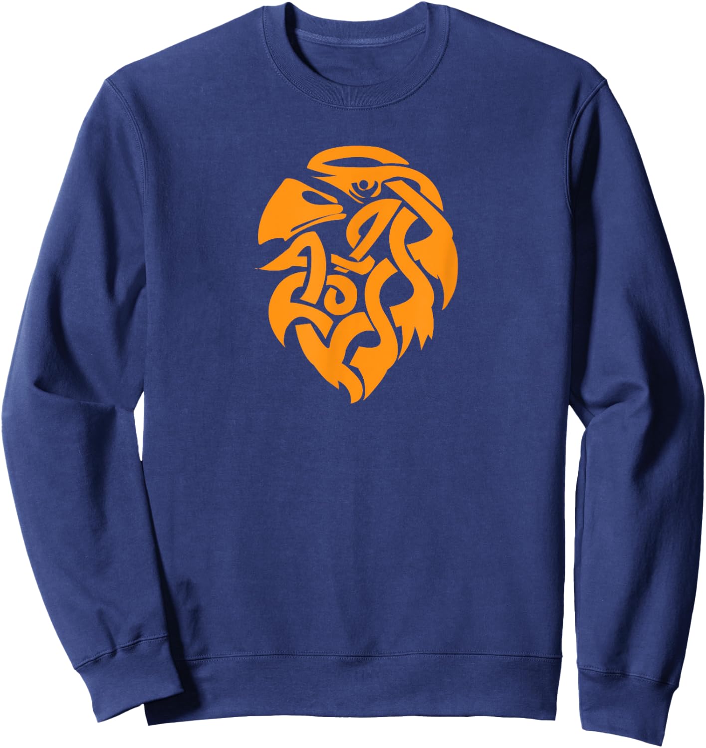 Celtic Symbols Celtic Hawk Celtic Knots Irish Symbol Sweatshirt - Sweatshirt | Navy