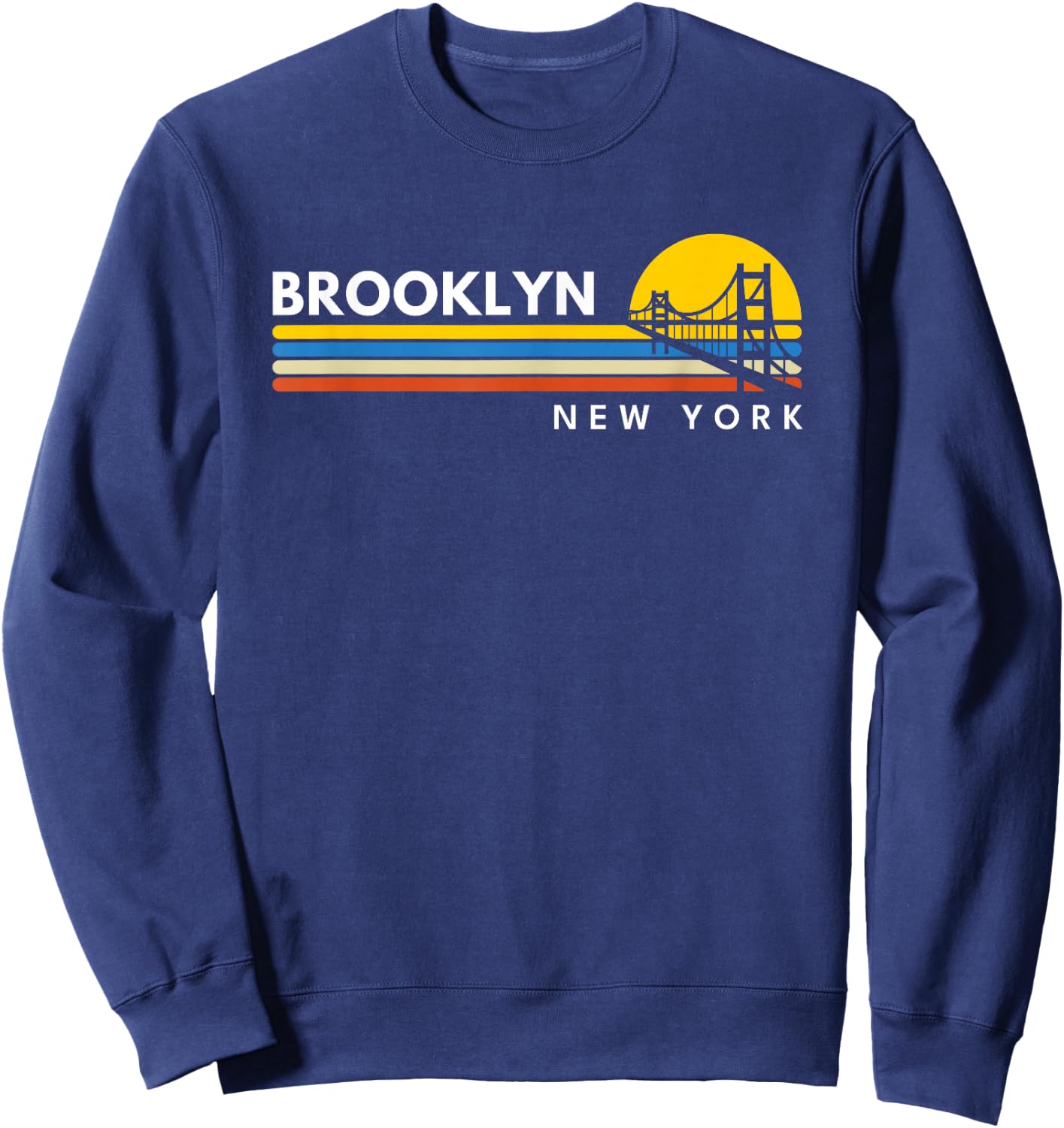 Brooklyn New York NY , Black, S Sweatshirt - Sweatshirt | Navy
