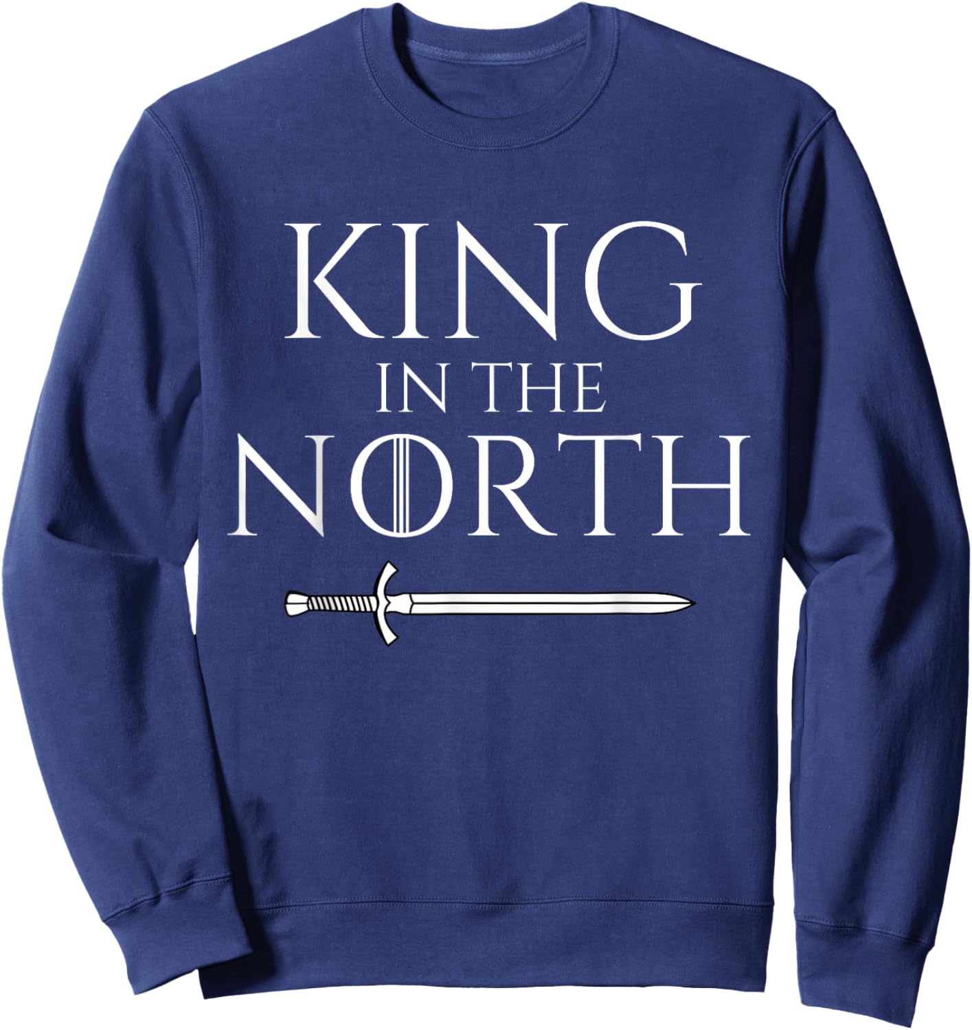 King In The North Fantasy Sweatshirt - Sweatshirt | Navy