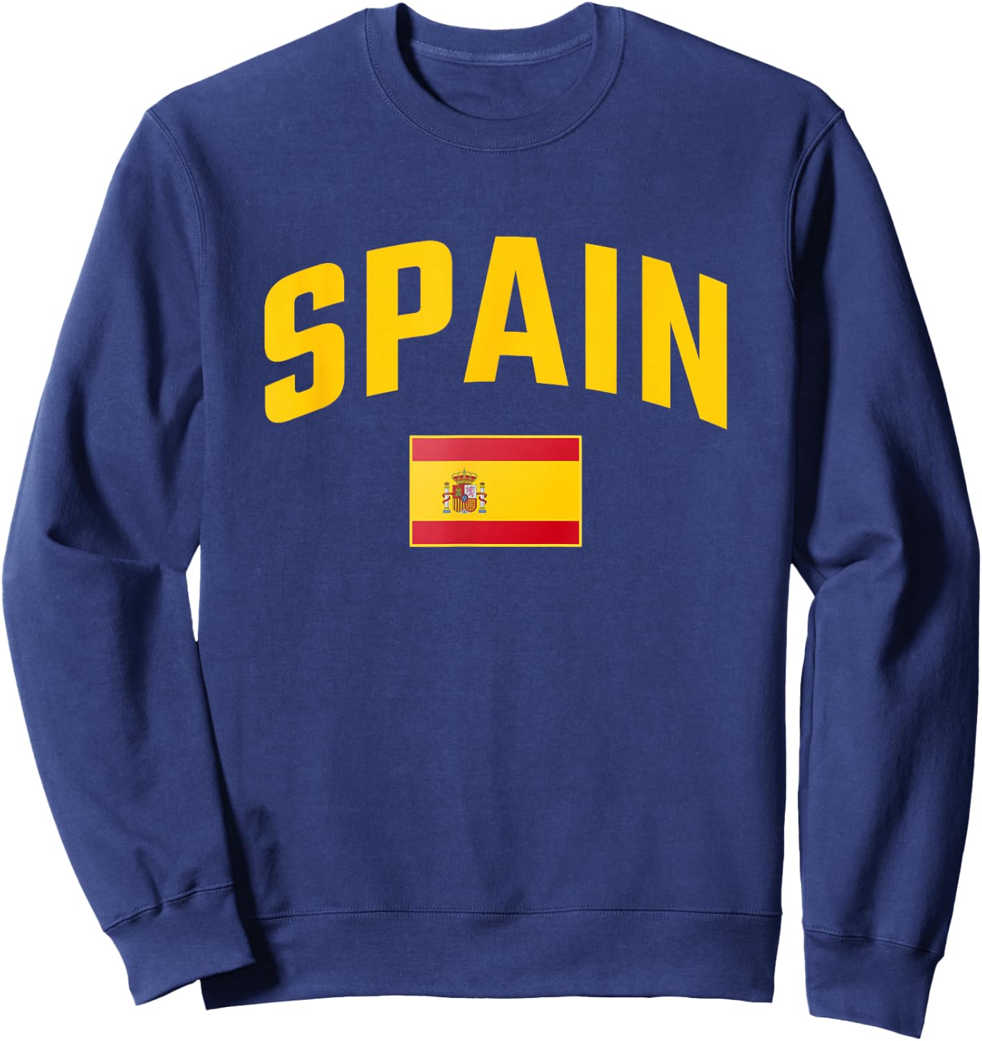 Spain - Flag of Spain - Throwback Design - Classic Sweatshirt - Sweatshirt | Navy