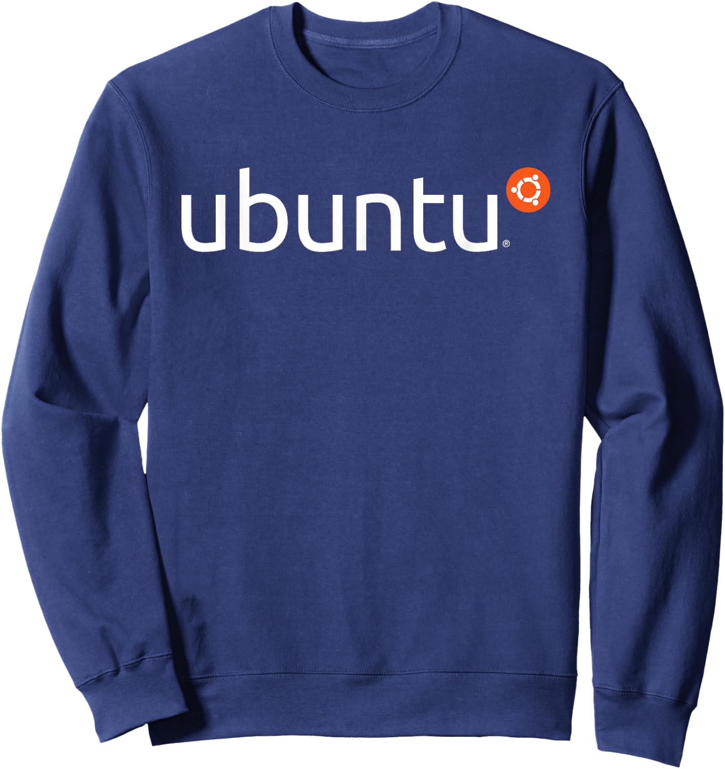 Ubuntu Official Logo Linux Operating System Sweatshirt - Sweatshirt | Navy