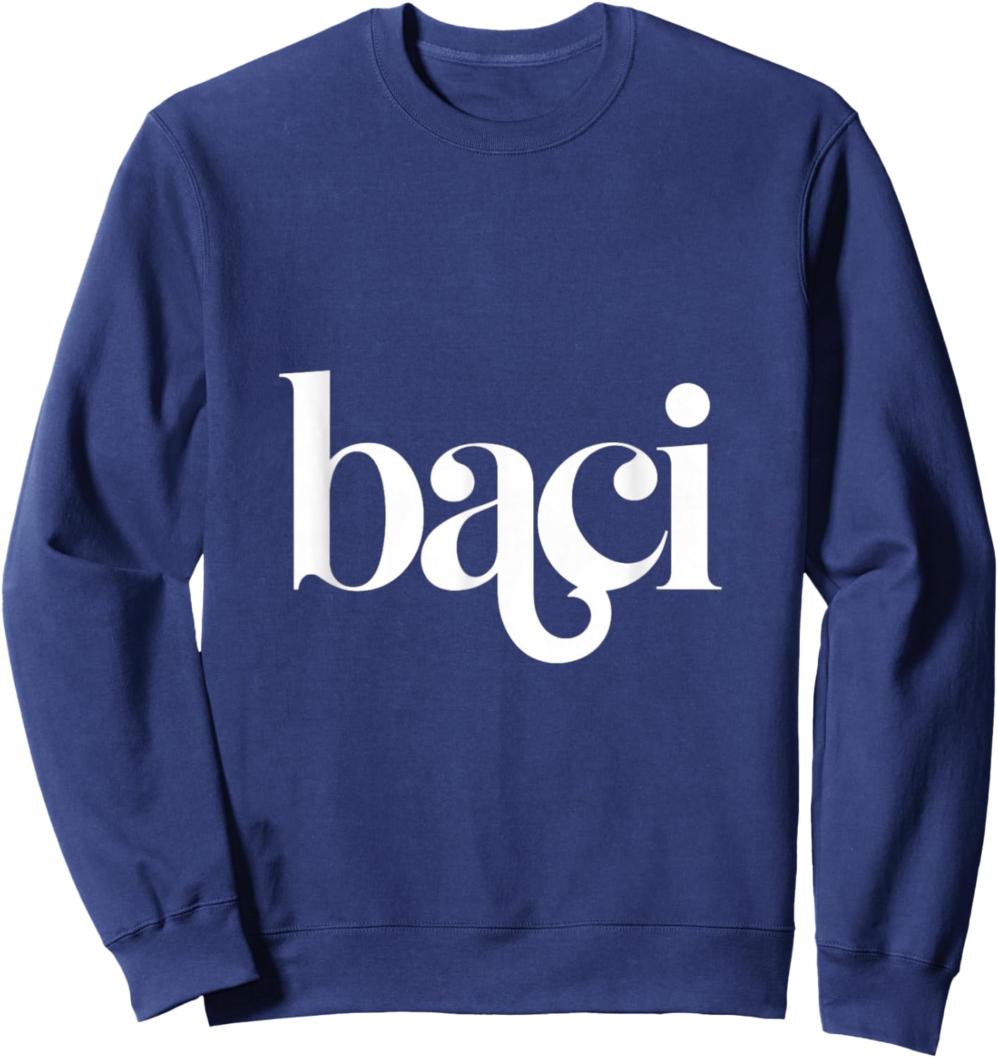 Baci, Italian Kiss, Kisses Sweatshirt - Sweatshirt | Navy