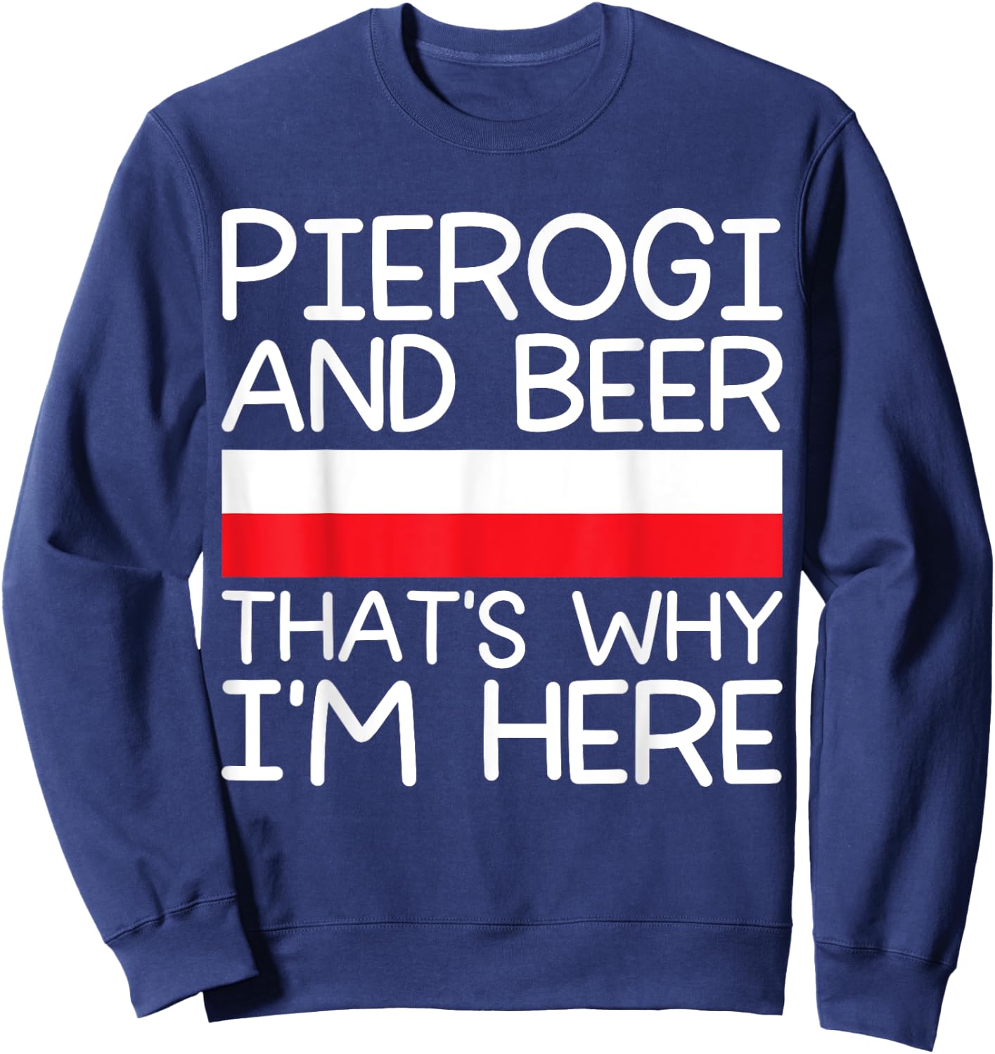 Polish pierogi Sweatshirt - Sweatshirt | Navy