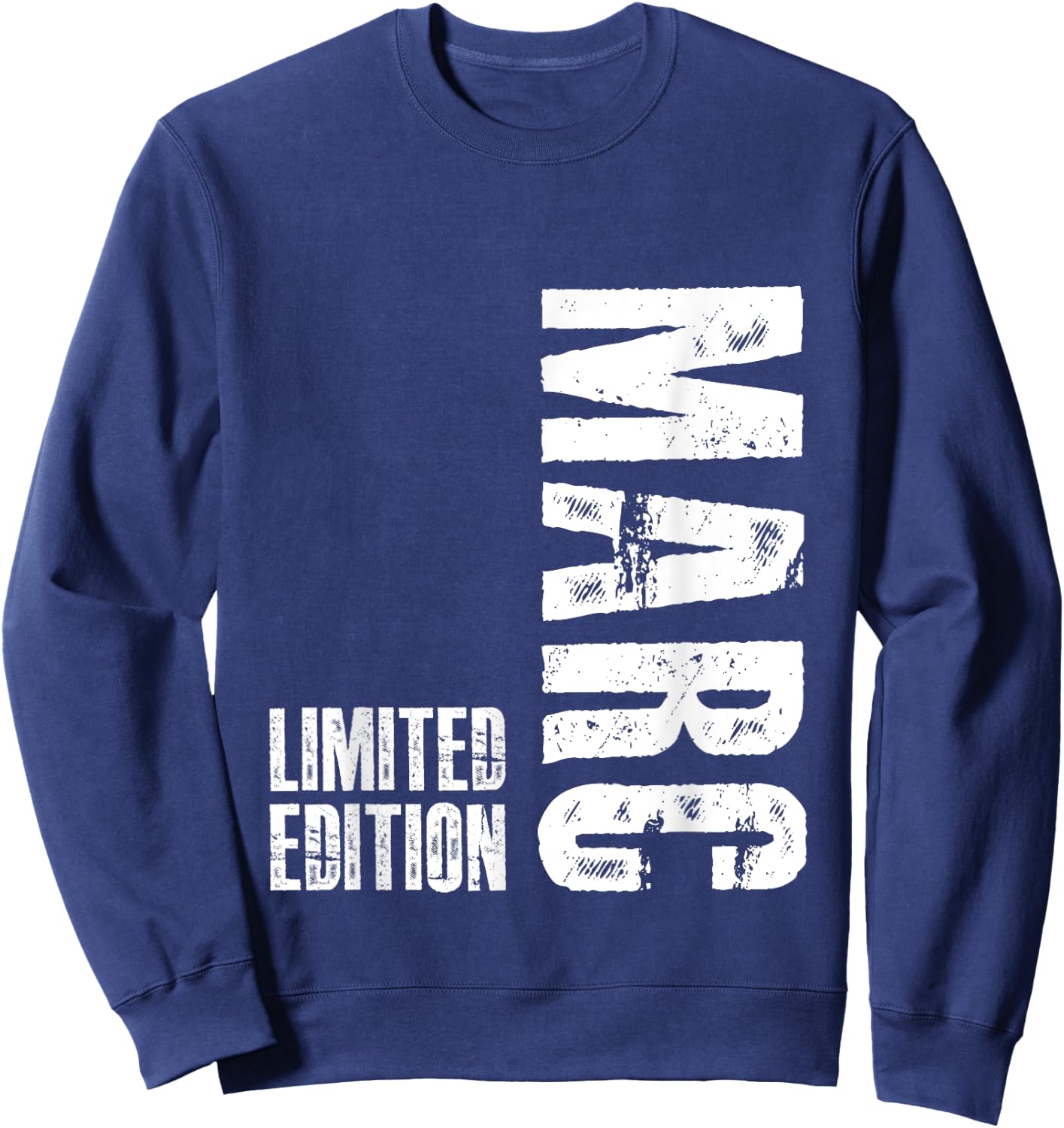 First Name Limited Edition Birthday Gift Marc , black Sweatshirt - Sweatshirt | Navy