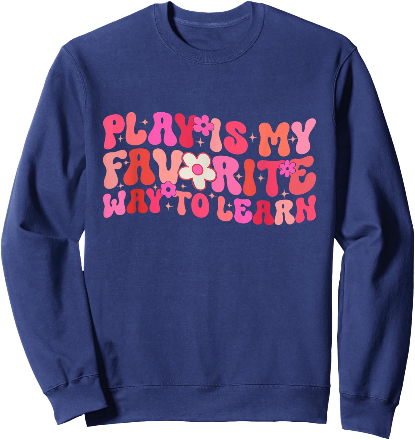 Groovy Physical Therapy For Pediatric Physical Therapists Sweatshirt - Sweatshirt | Navy
