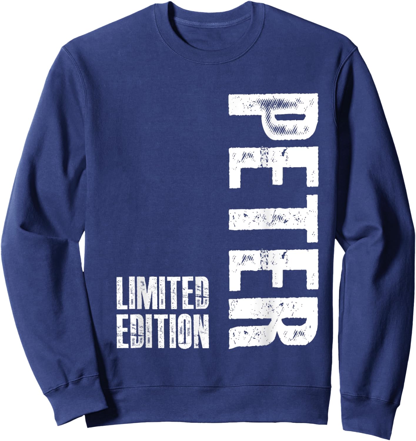 Herren - Schwarz - S - EU 34/36 - Peter Geburtstag Geschenk - Personalisiert und Novel - -Erwachsene, -Kinder - Männer Sweatshirt - Sweatshirt | Navy