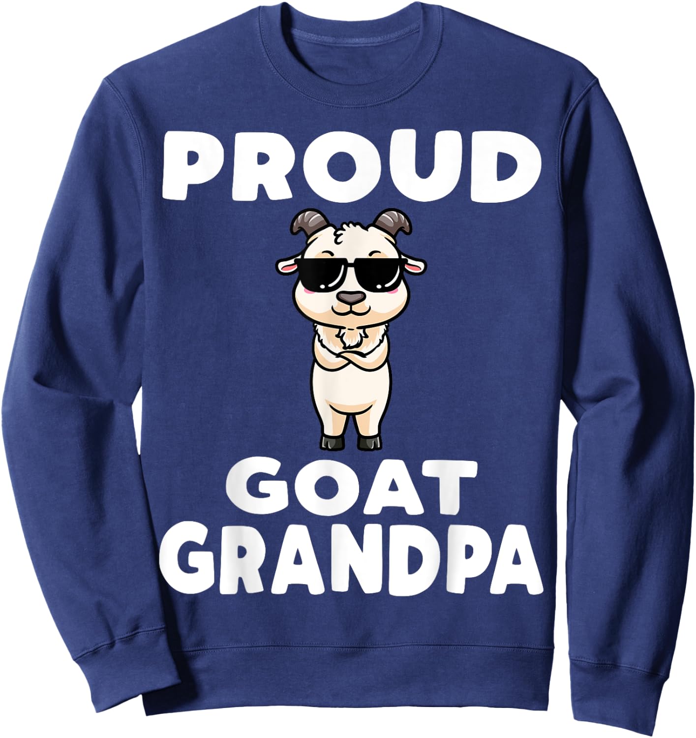 Goat Grandpa Sweatshirt - Sweatshirt | Navy