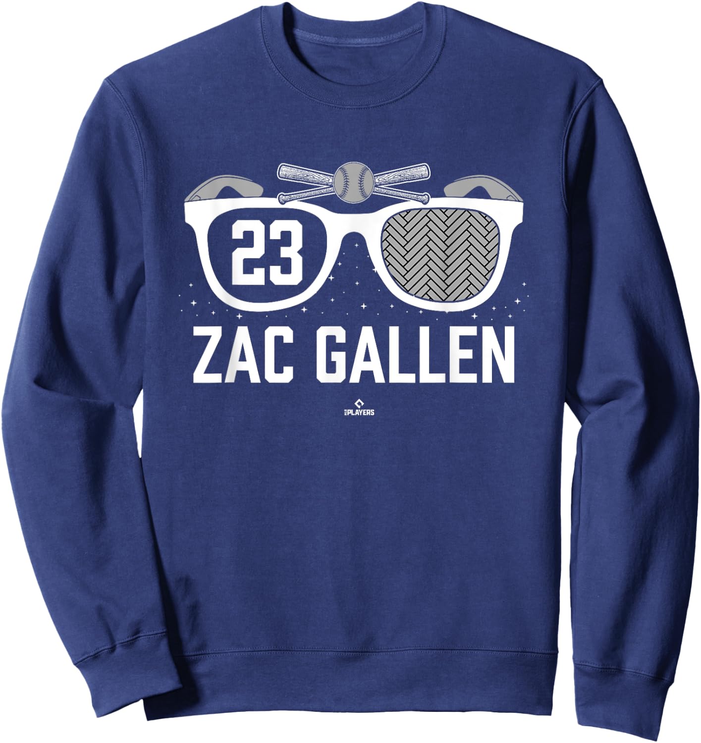 American Glasses Zac Gallen Arizona Baseball MLBPA Sweatshirt - Sweatshirt | Navy