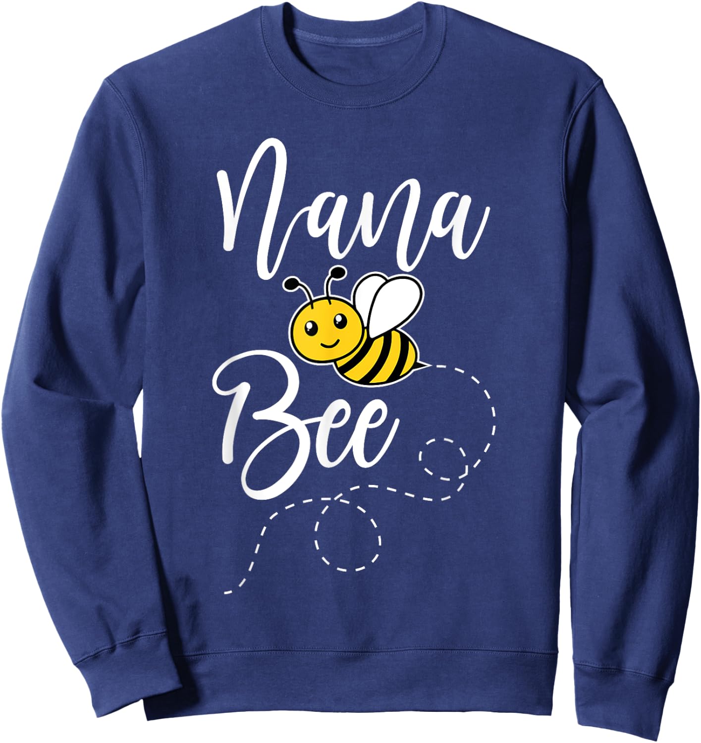 Nana Of The Bee Day Girl Hive Family Matching Birthday Sweet Sweatshirt - Sweatshirt | Navy